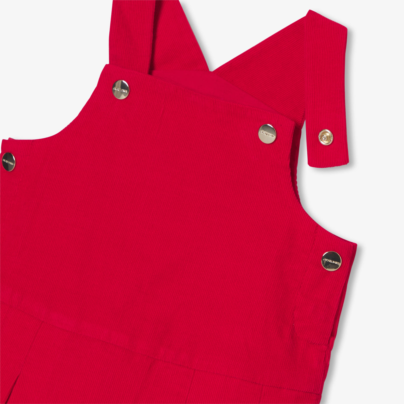 Baby girl velvet pinafore dress