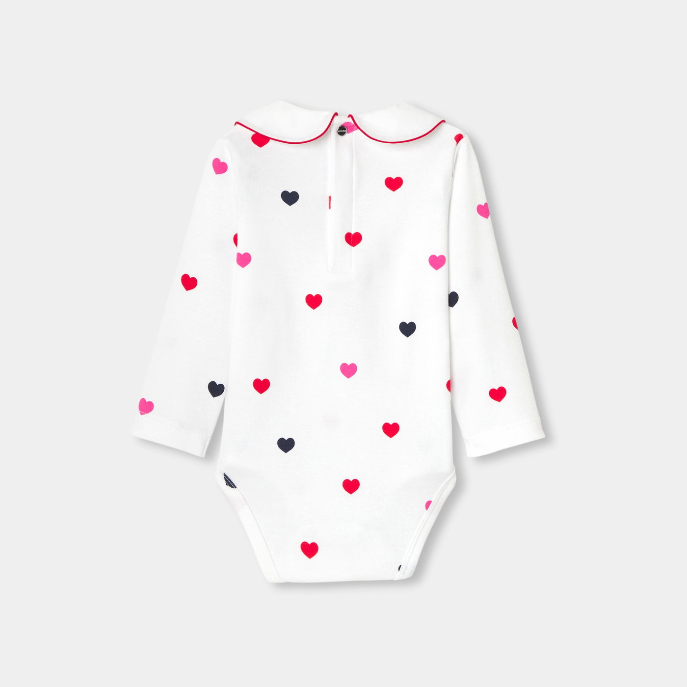 Baby girl bodysuit in cotton interlock