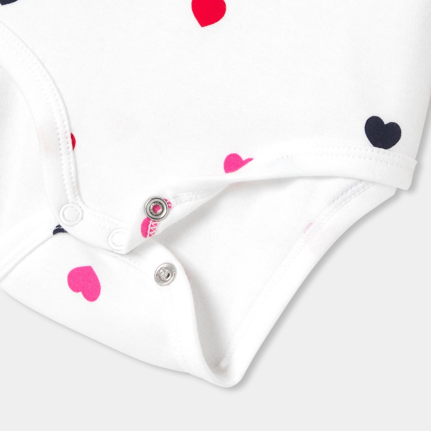 Baby girl bodysuit in cotton interlock