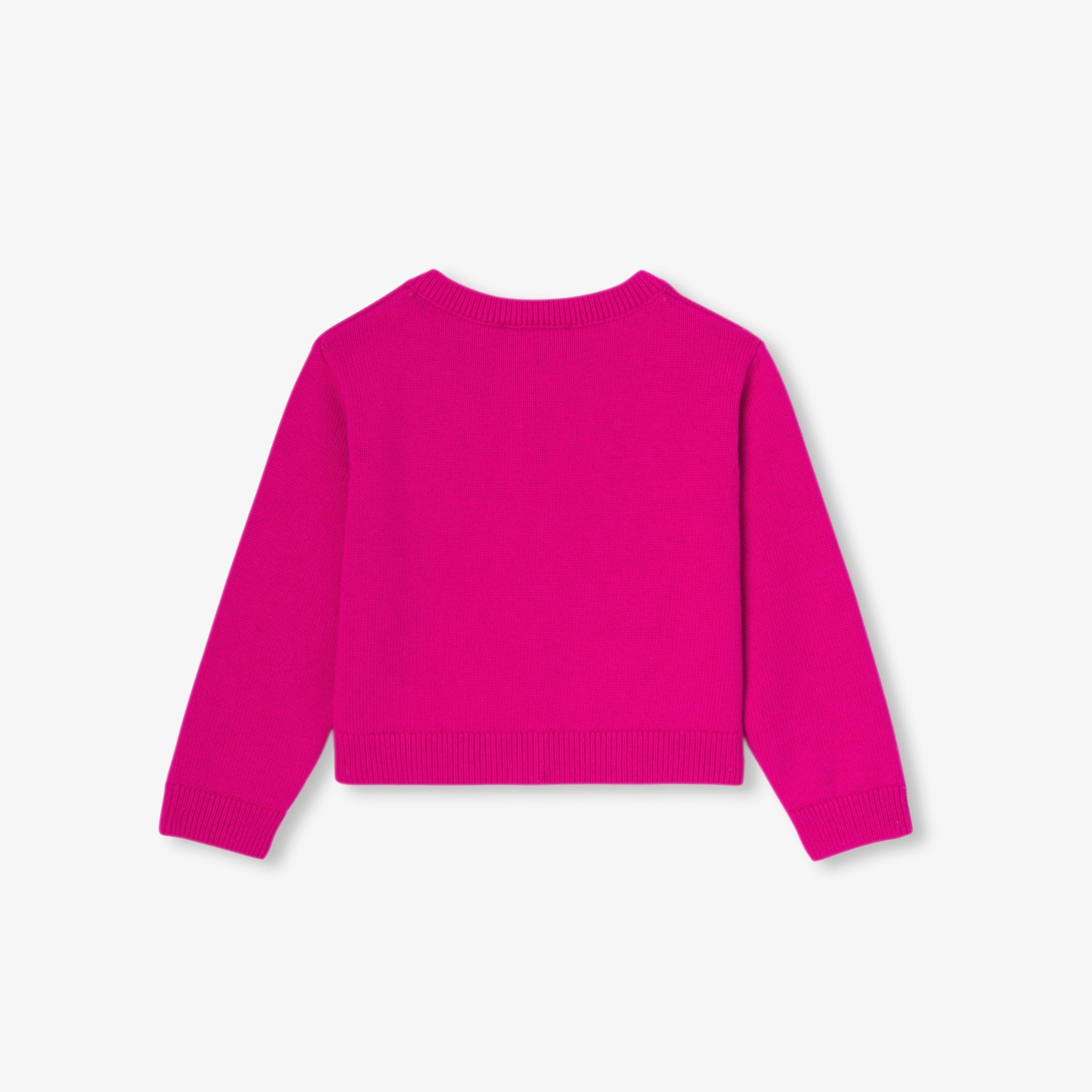 Baby girl cardigan in cotton and wool