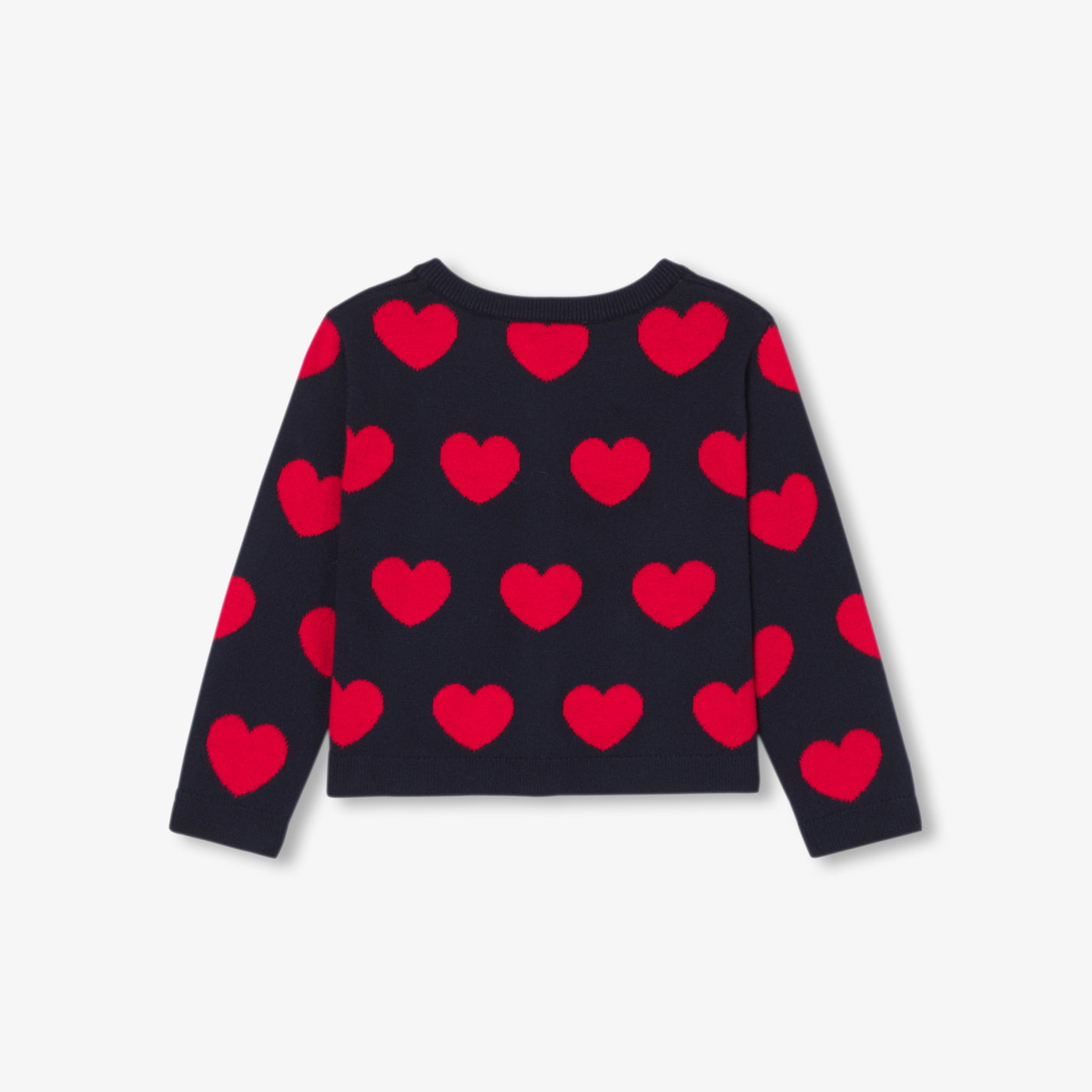 Baby girl heart cotton cardigan