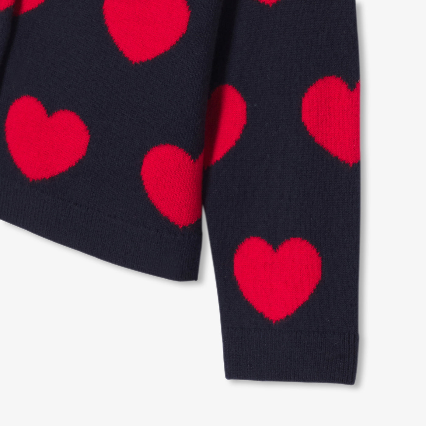 Baby girl heart cotton cardigan