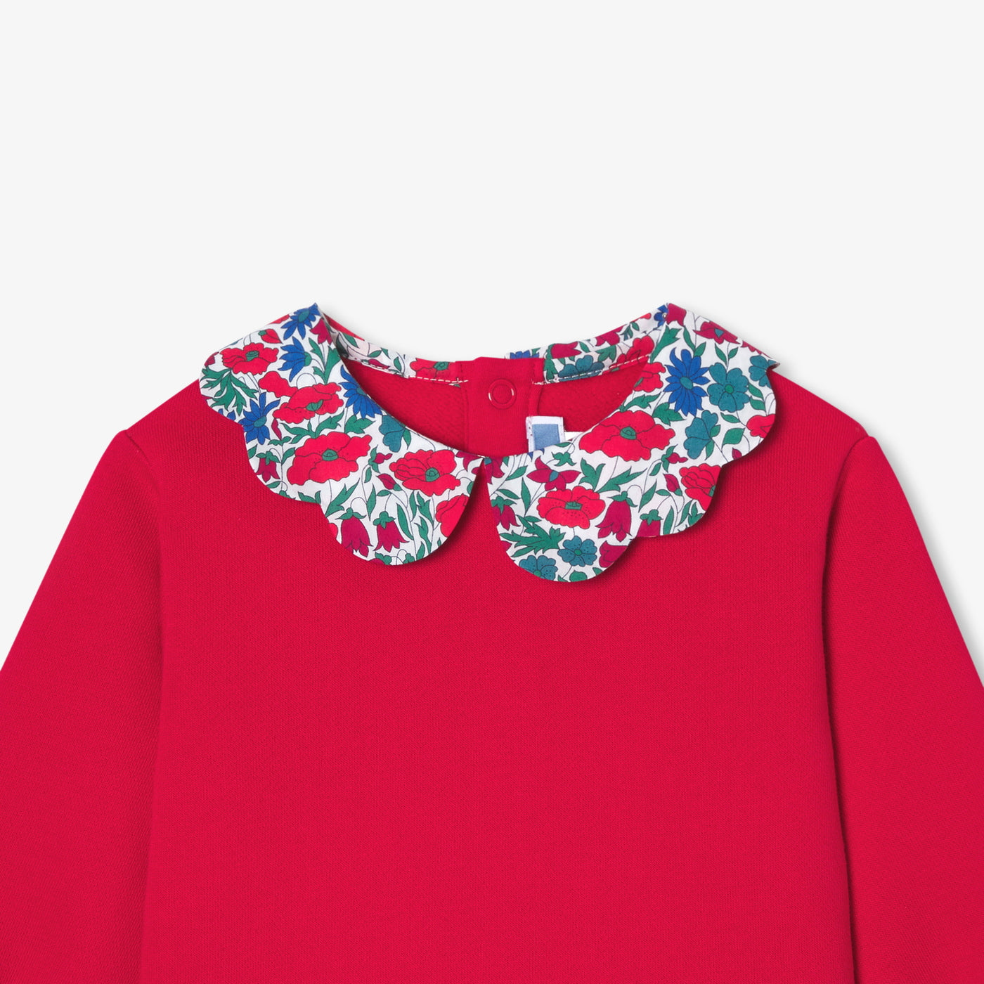 Baby girl fleece sweater