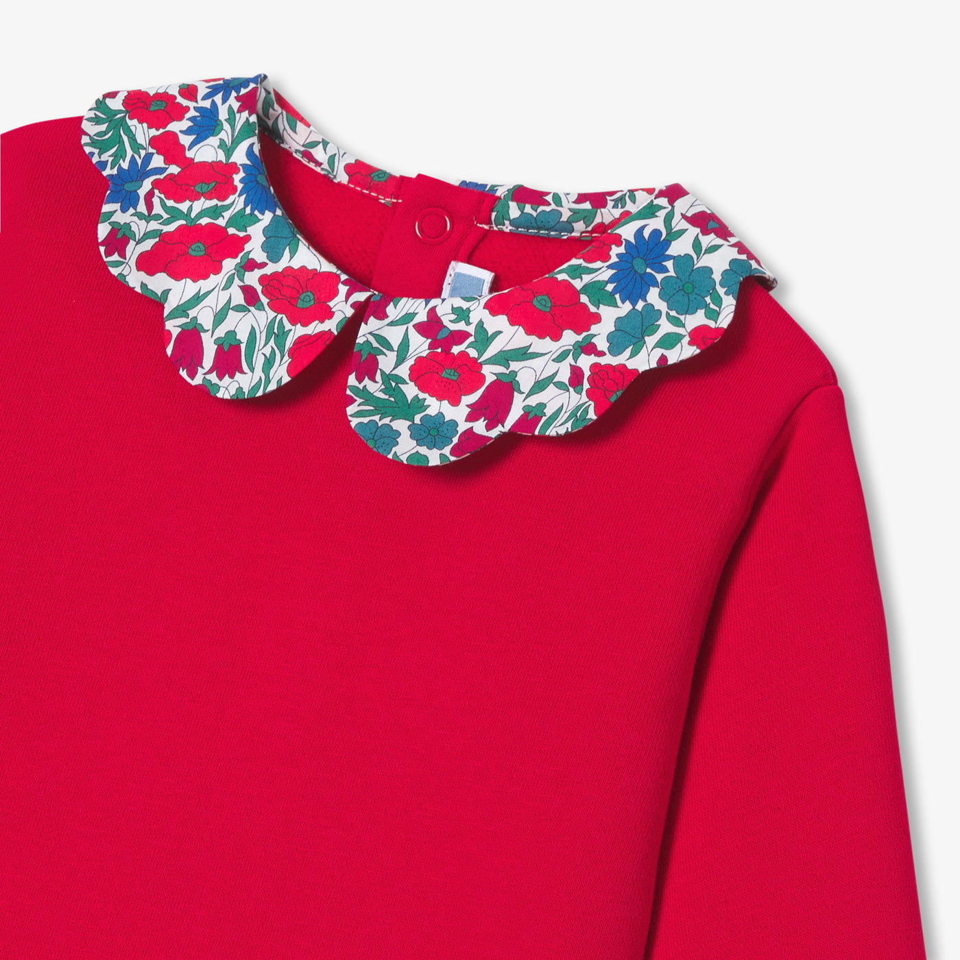 Baby girl fleece sweater