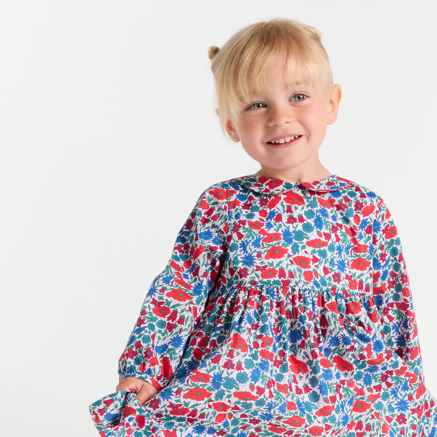 Baby girl dress in Liberty fabric