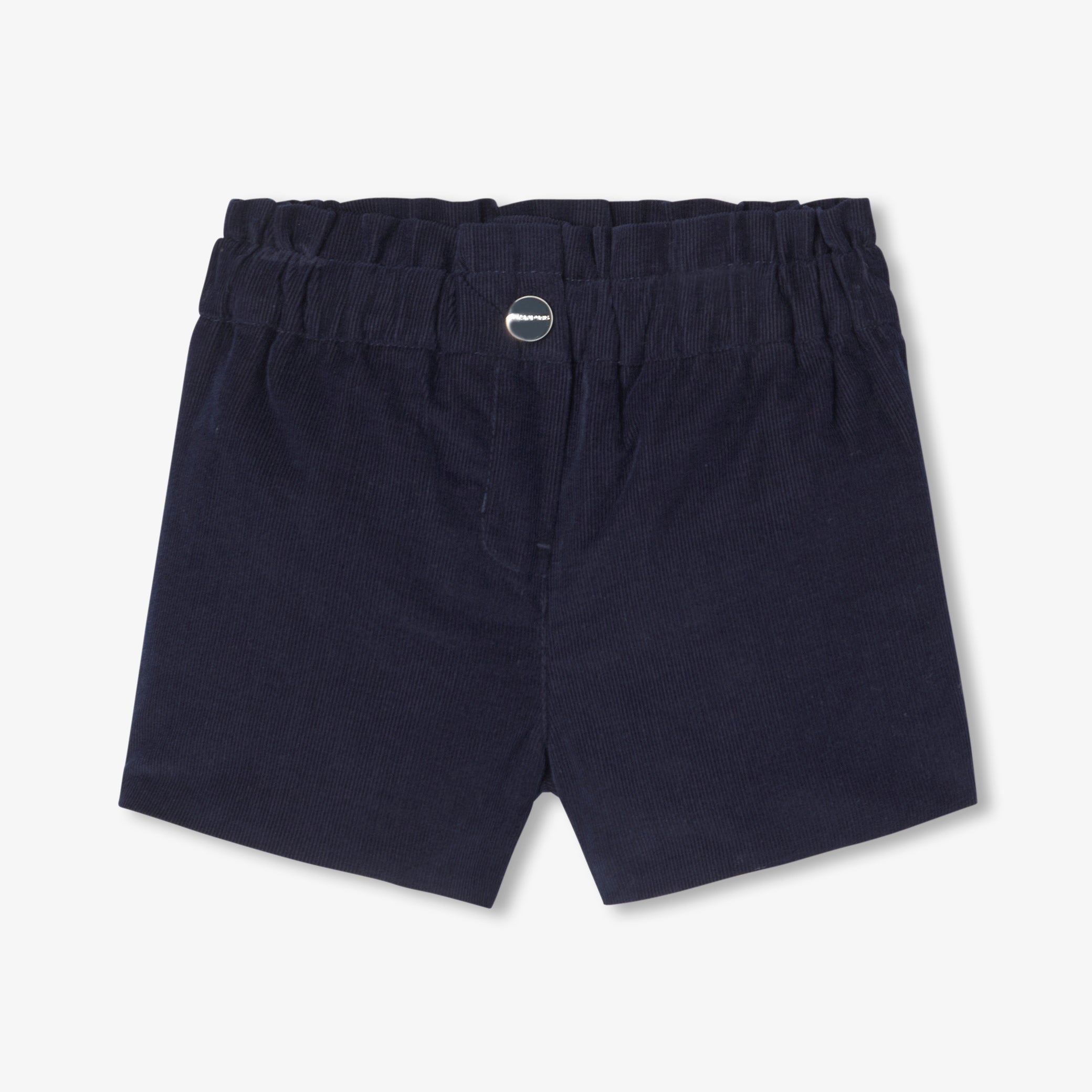 Baby girl shorts in milleraies velvet