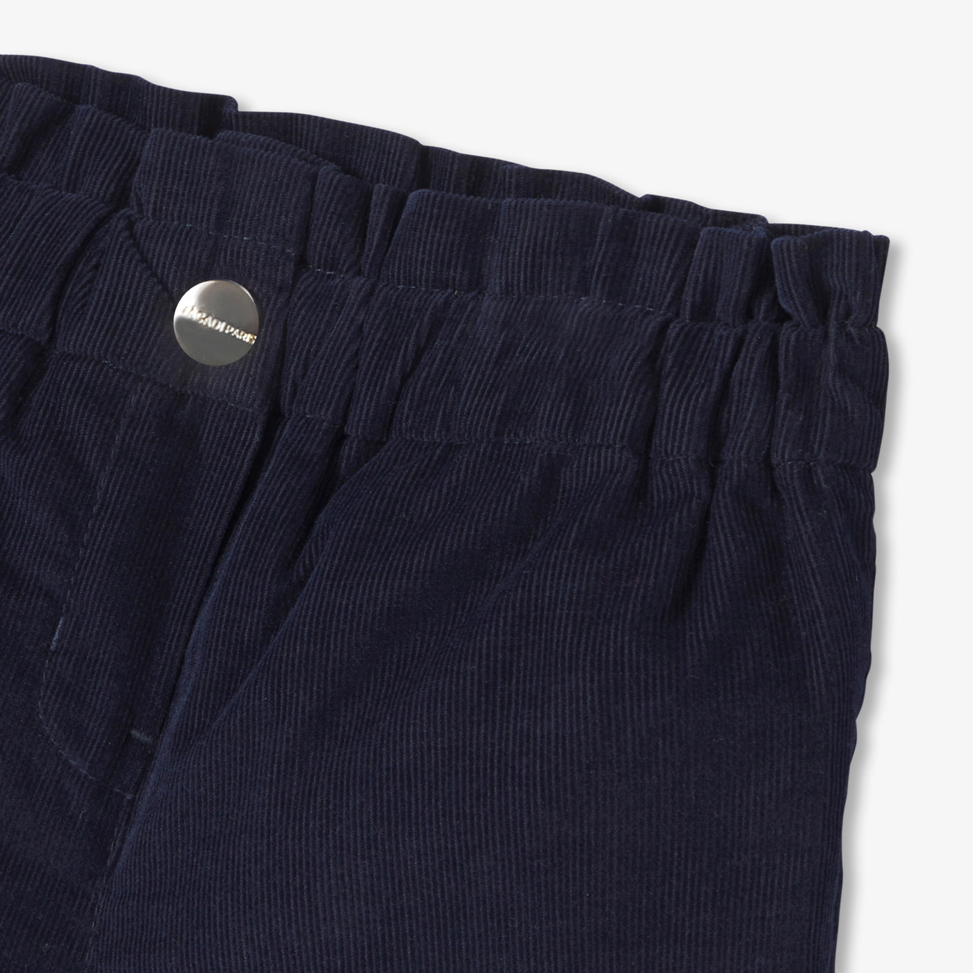 Baby girl shorts in milleraies velvet