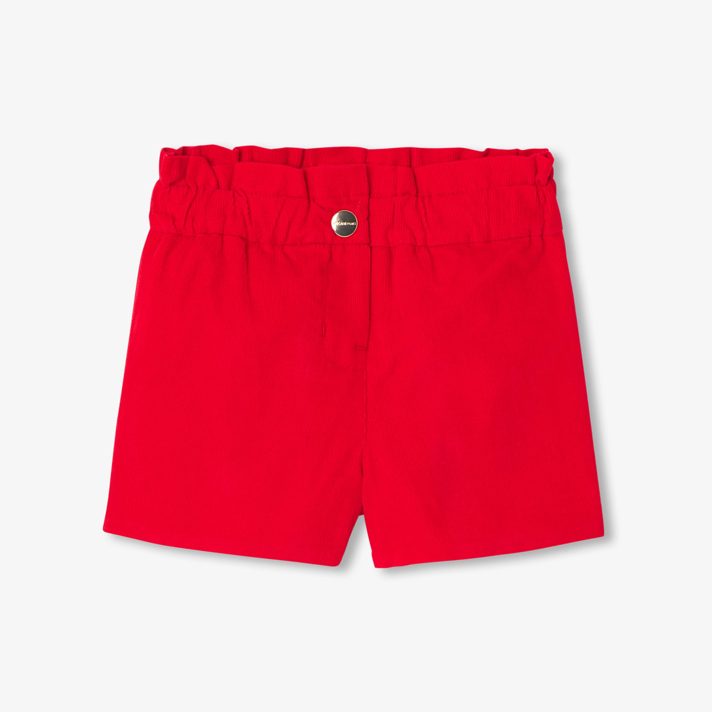 Baby girl shorts in milleraies velvet