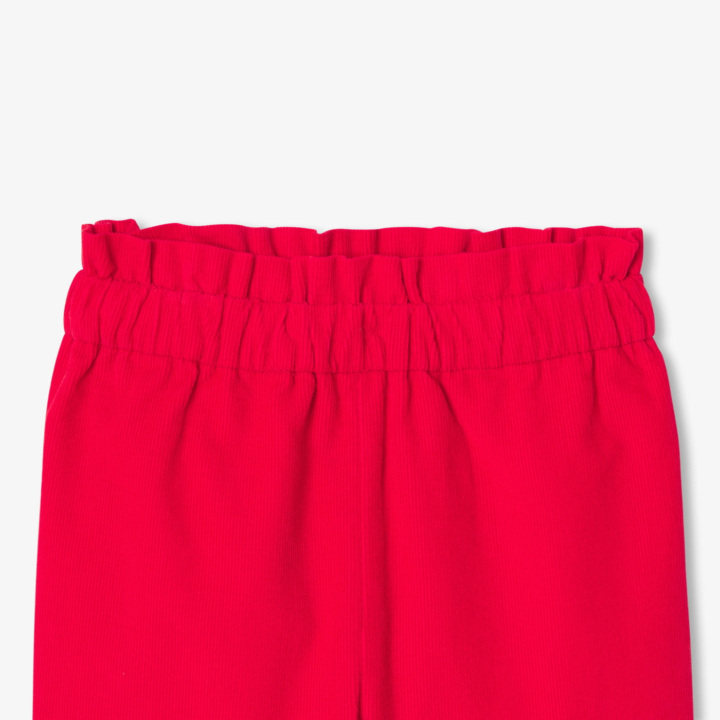 Baby girl trousers in milleraies velvet