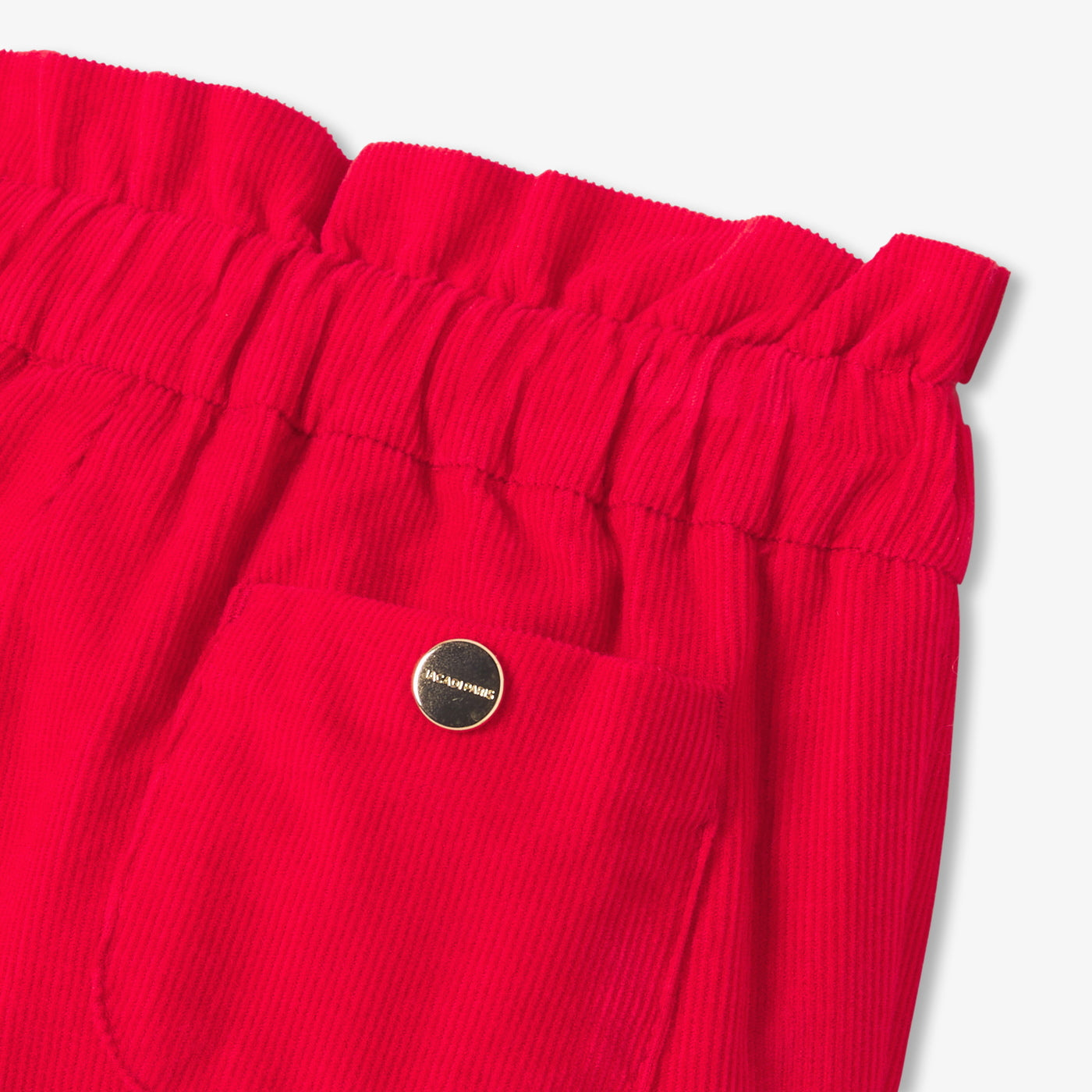 Baby girl trousers in milleraies velvet