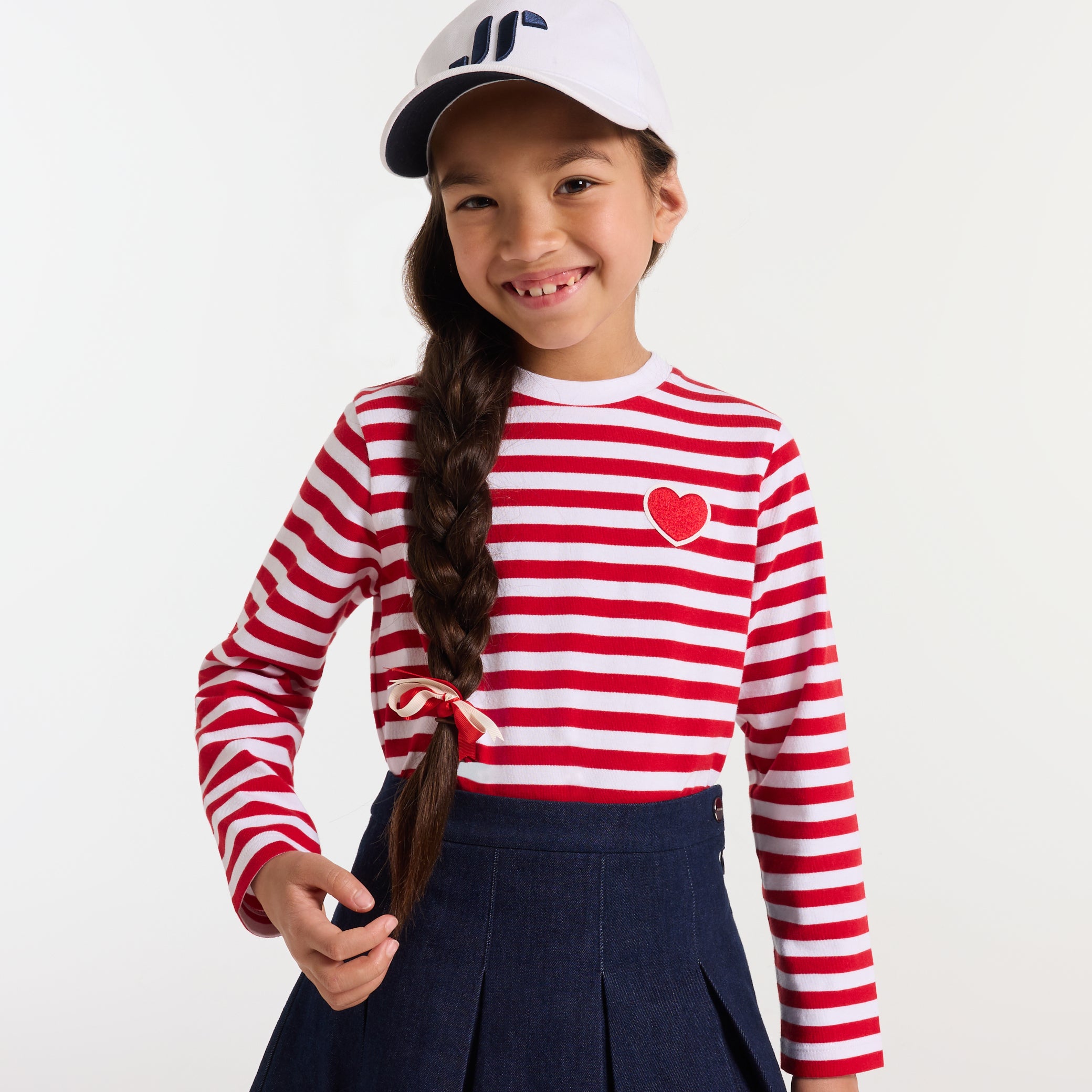 Girl jersey sailor tee