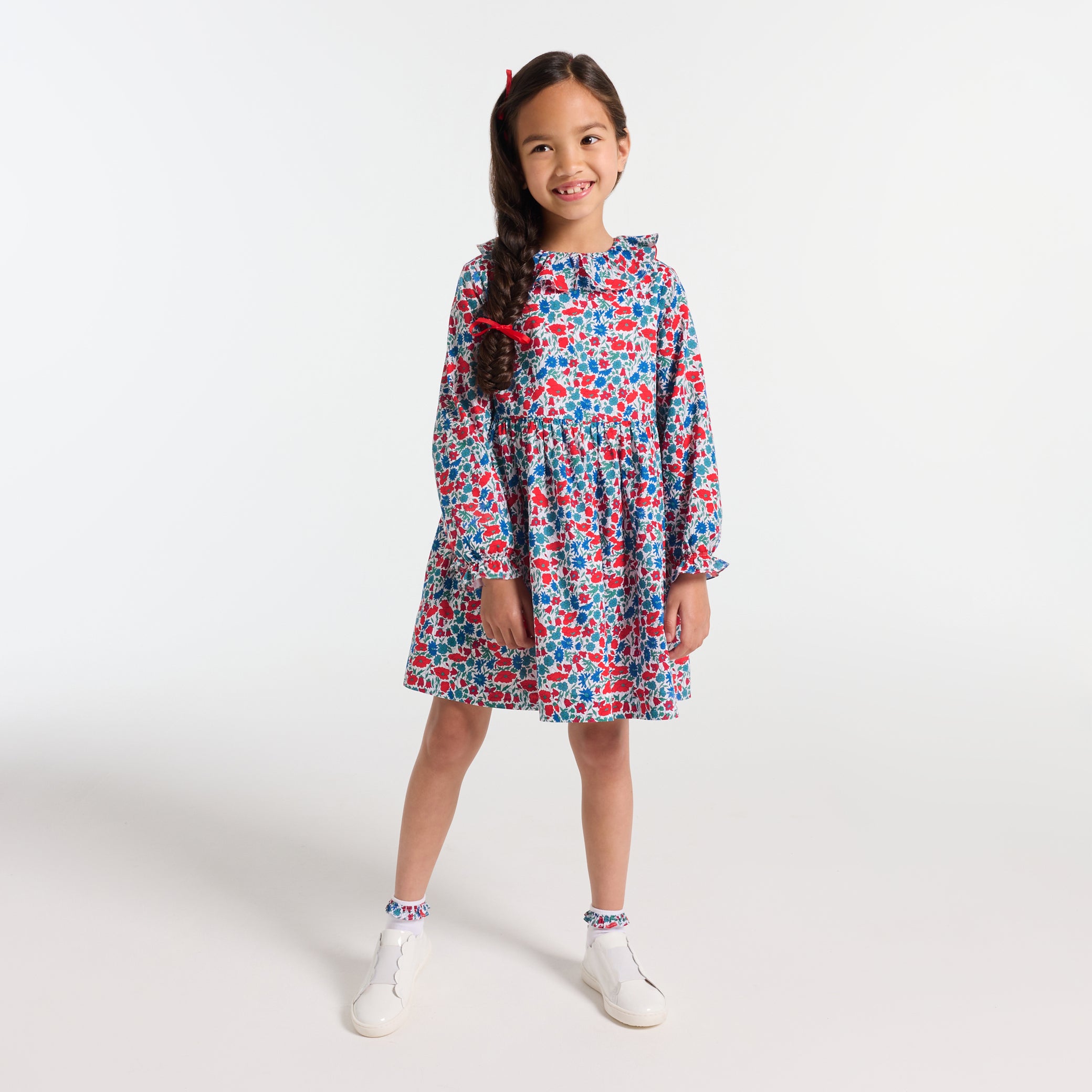Girl dress in Liberty fabric