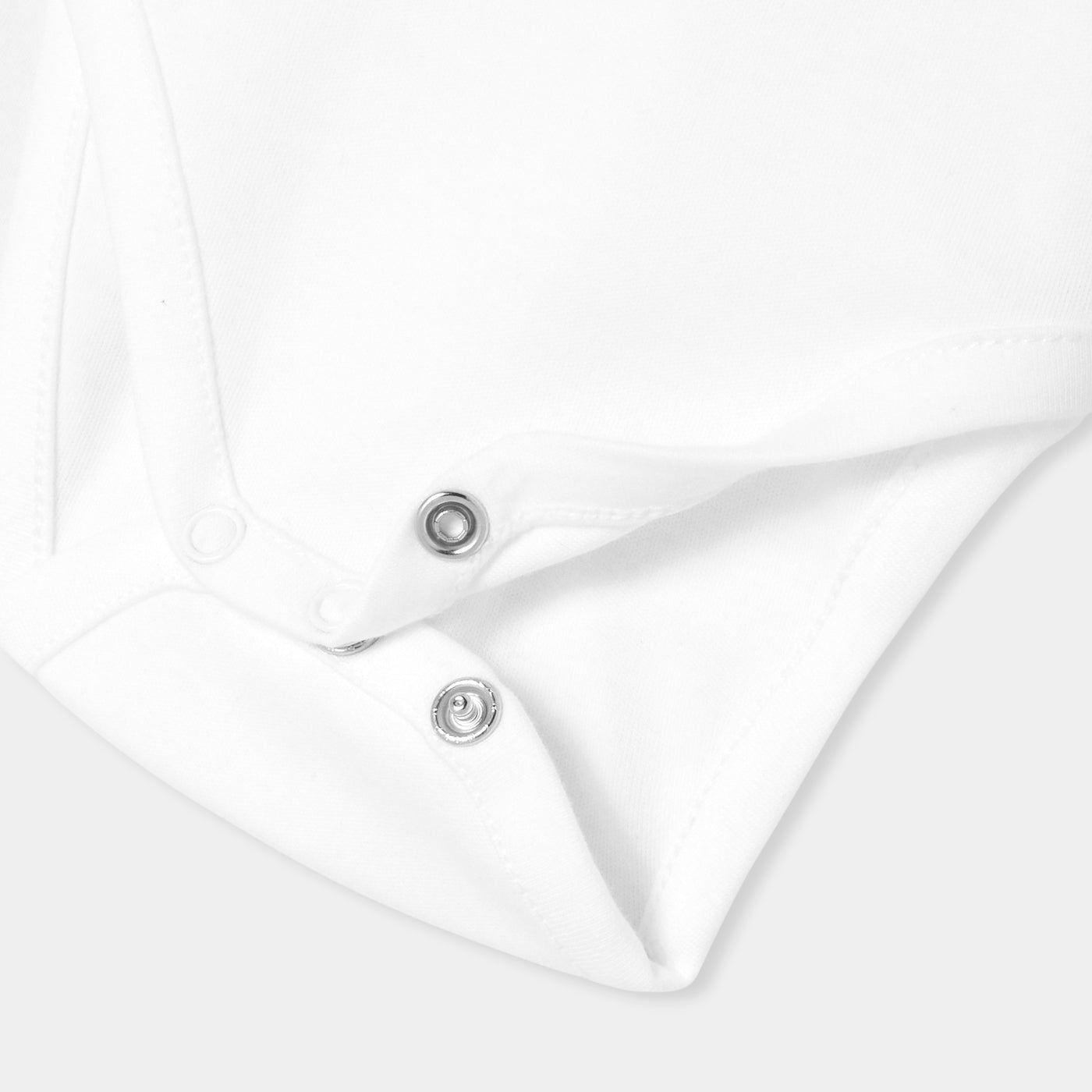 Baby girl bodysuit with petal collar