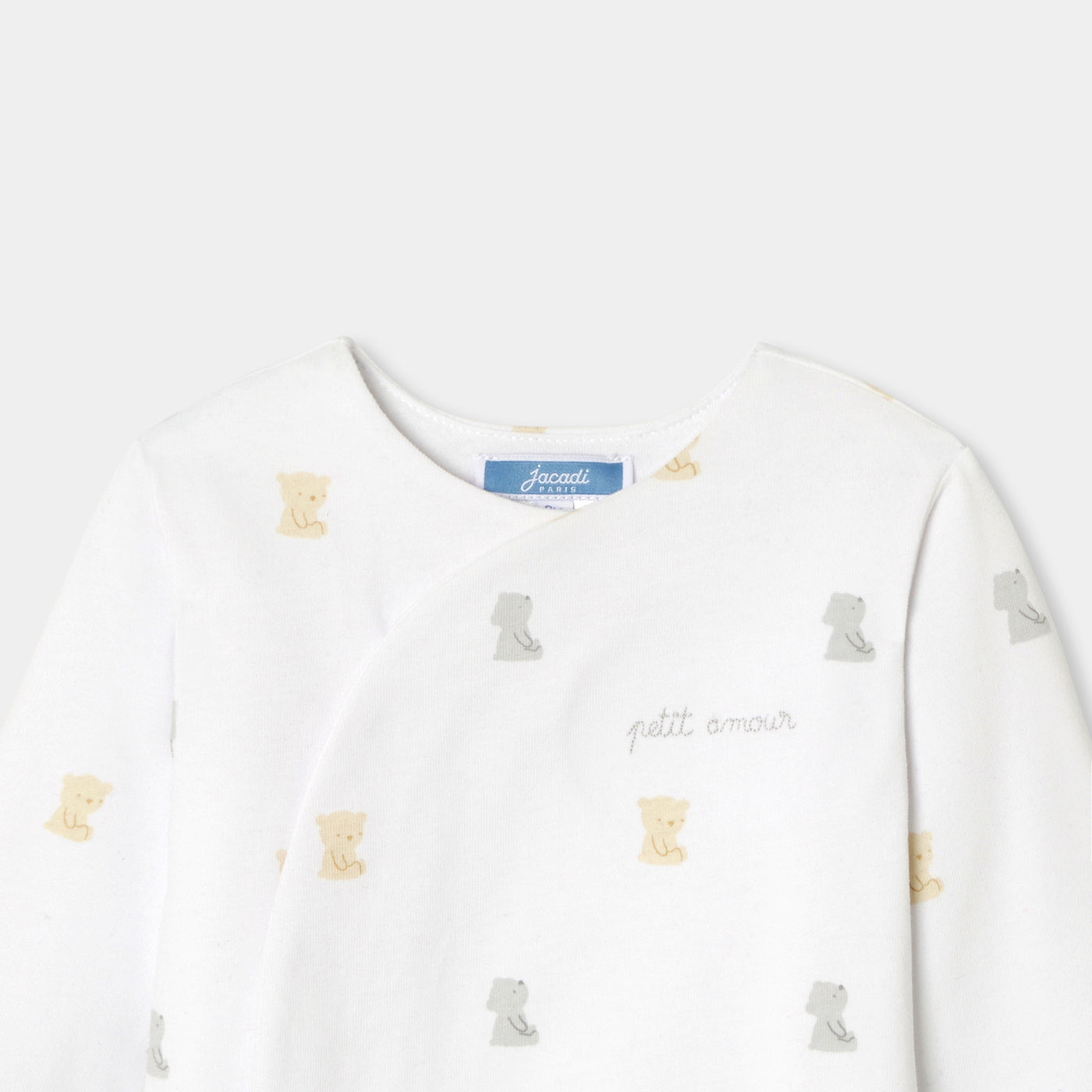 Baby jumpsuit in wadded jersey