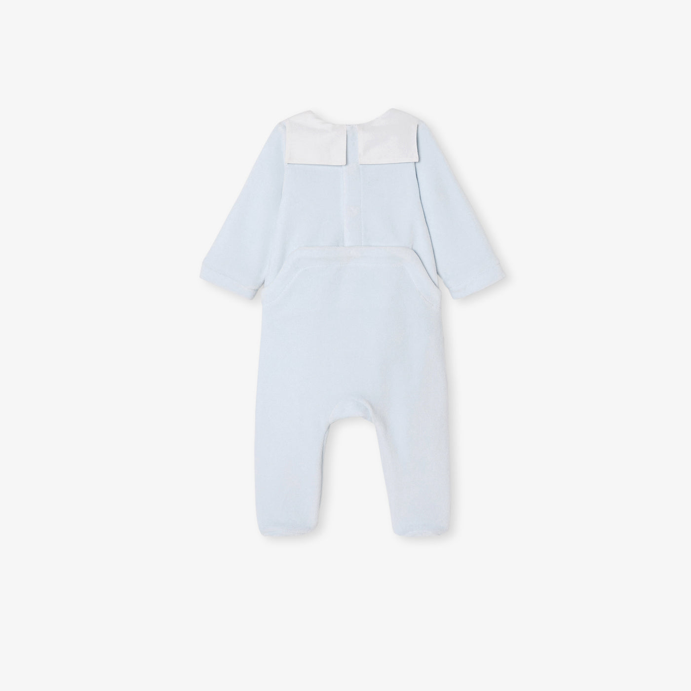 Baby boy velvet pyjamas