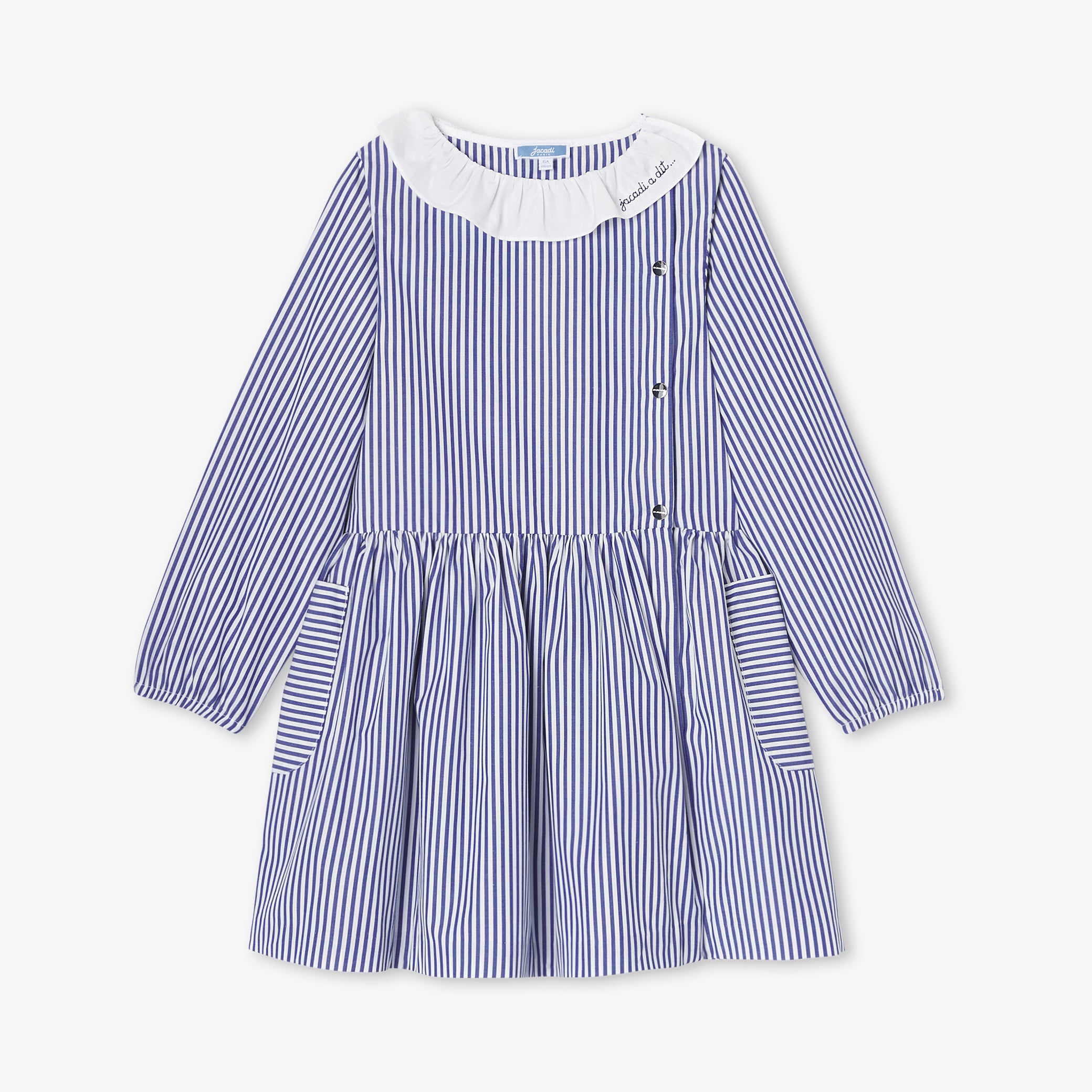 Girl striped apron