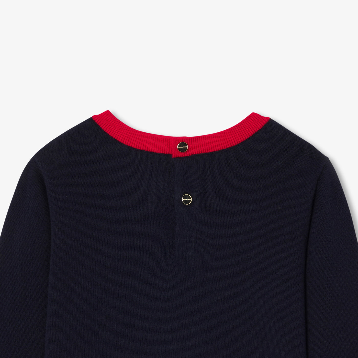 Girl jacquard flower sweater