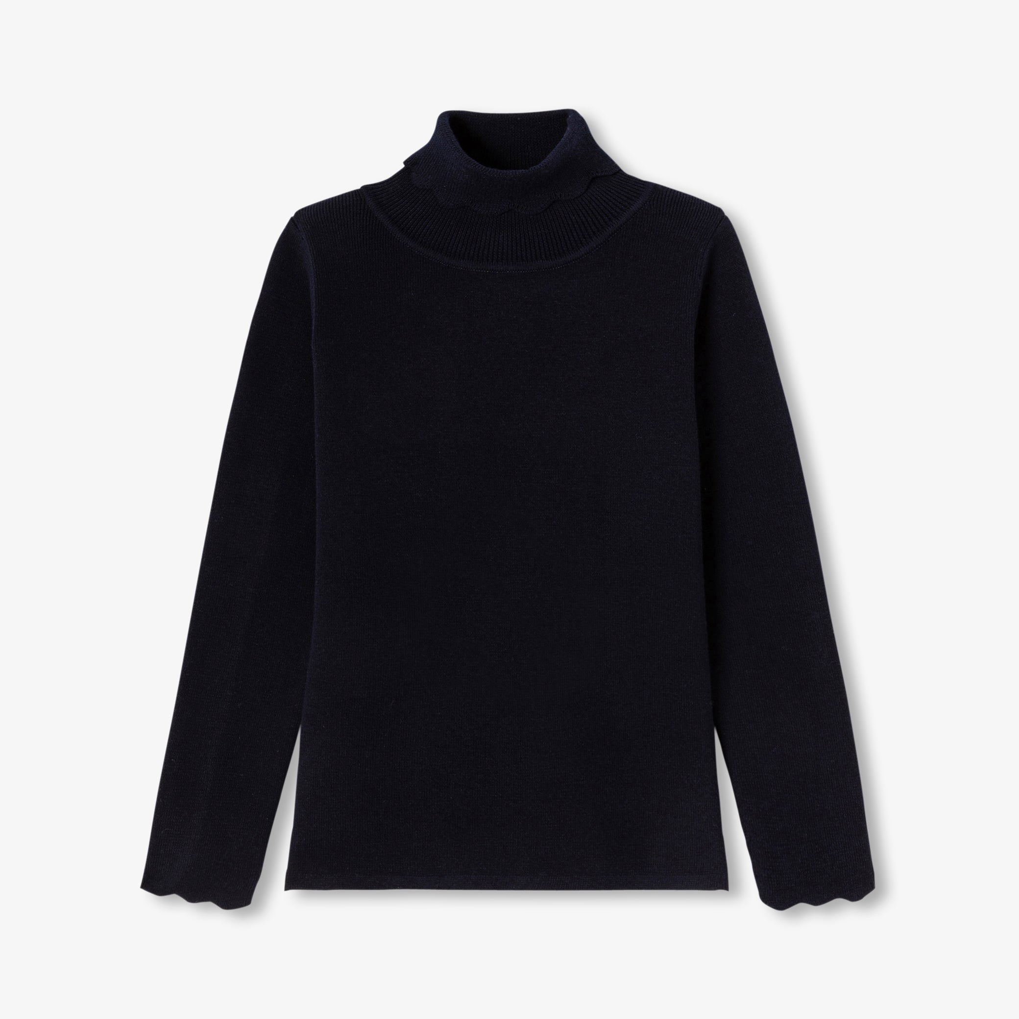 Girl turtleneck sweater