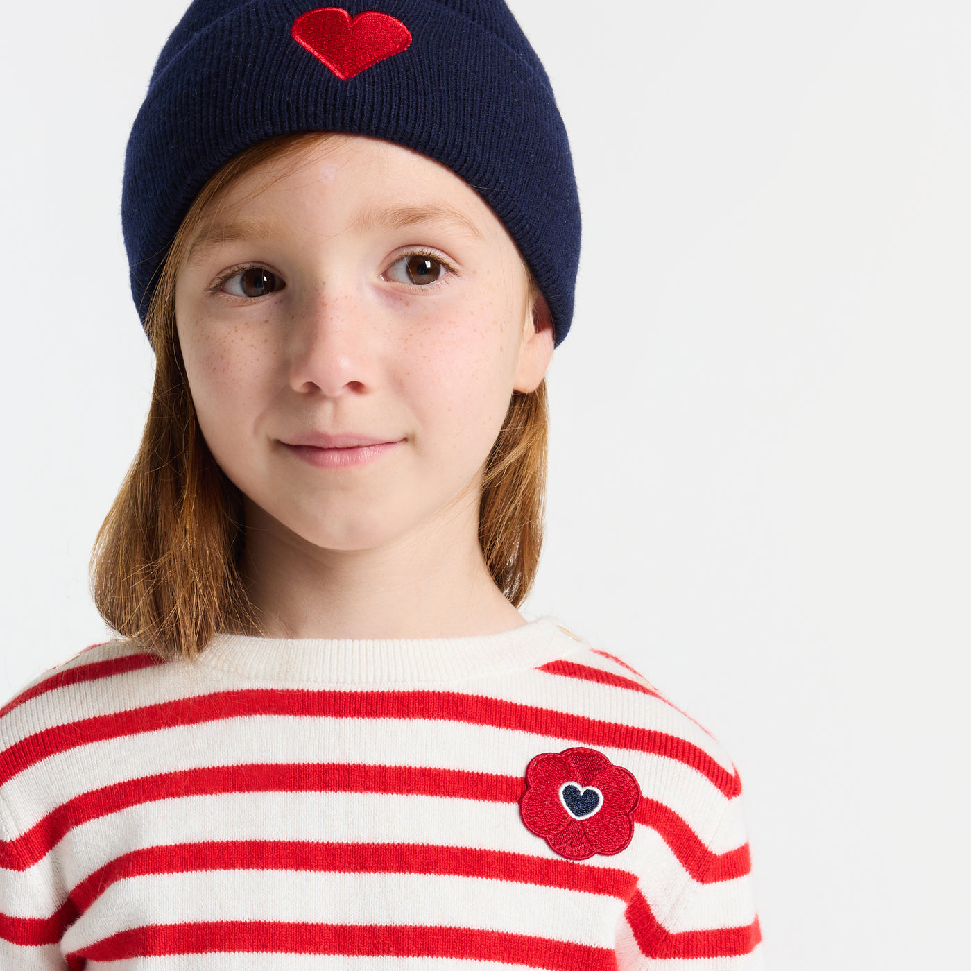 Girl striped sweater