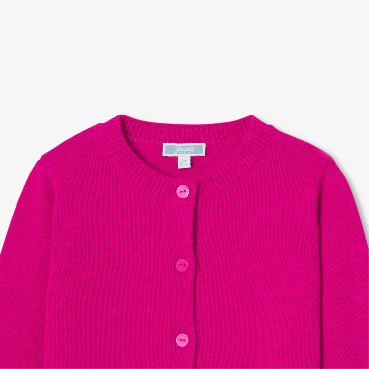 Girl wool and cashmere cardigan