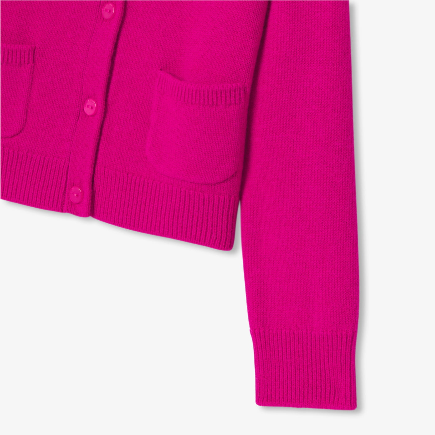 Girl wool and cashmere cardigan