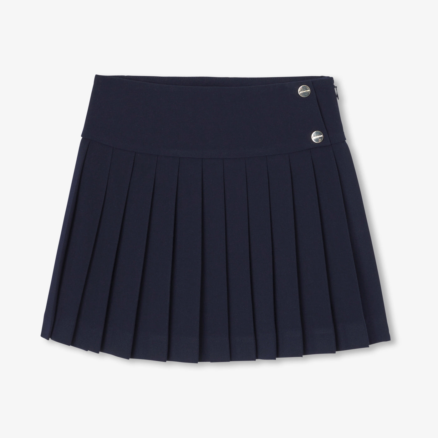 Girl pleated crepe skirt