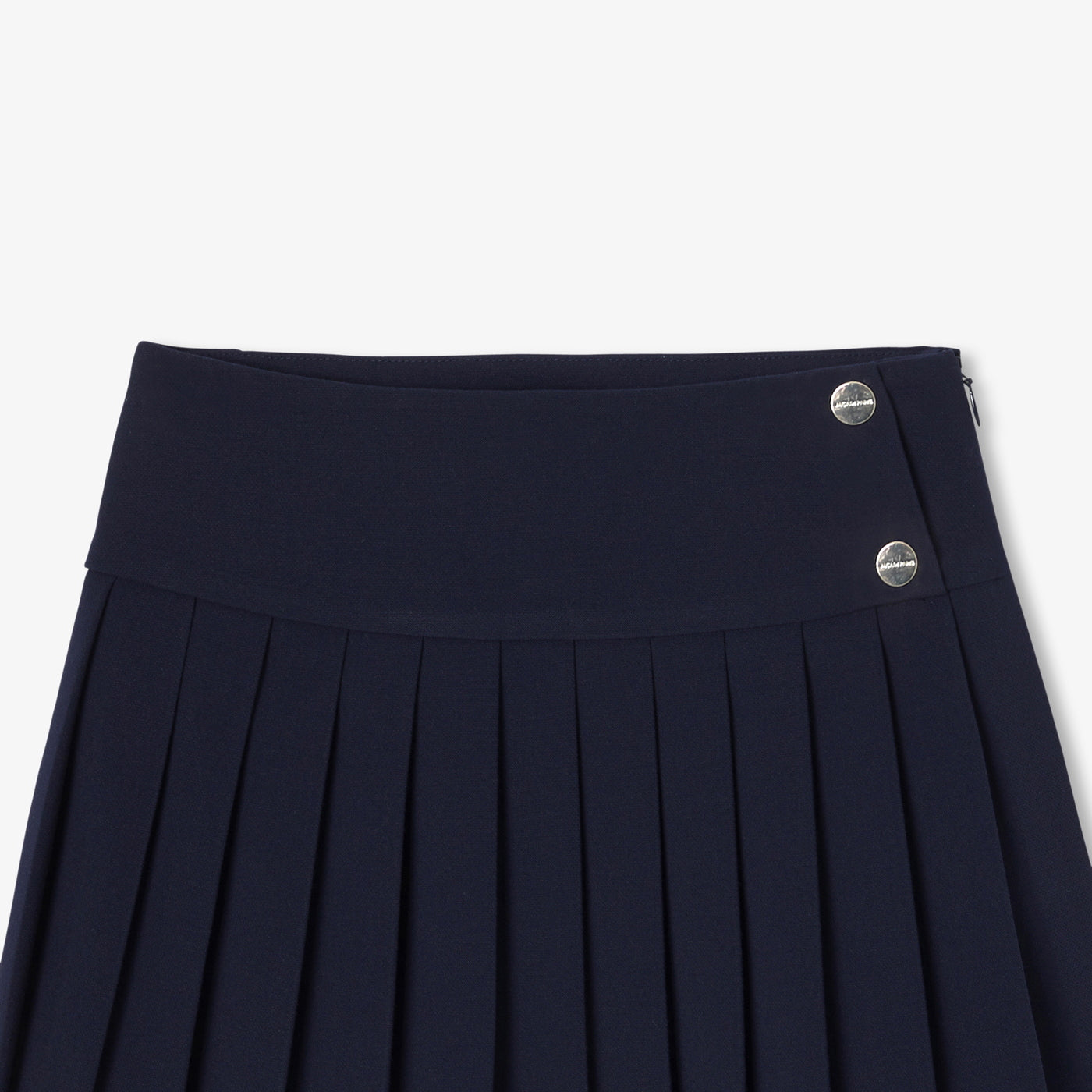 Girl pleated crepe skirt
