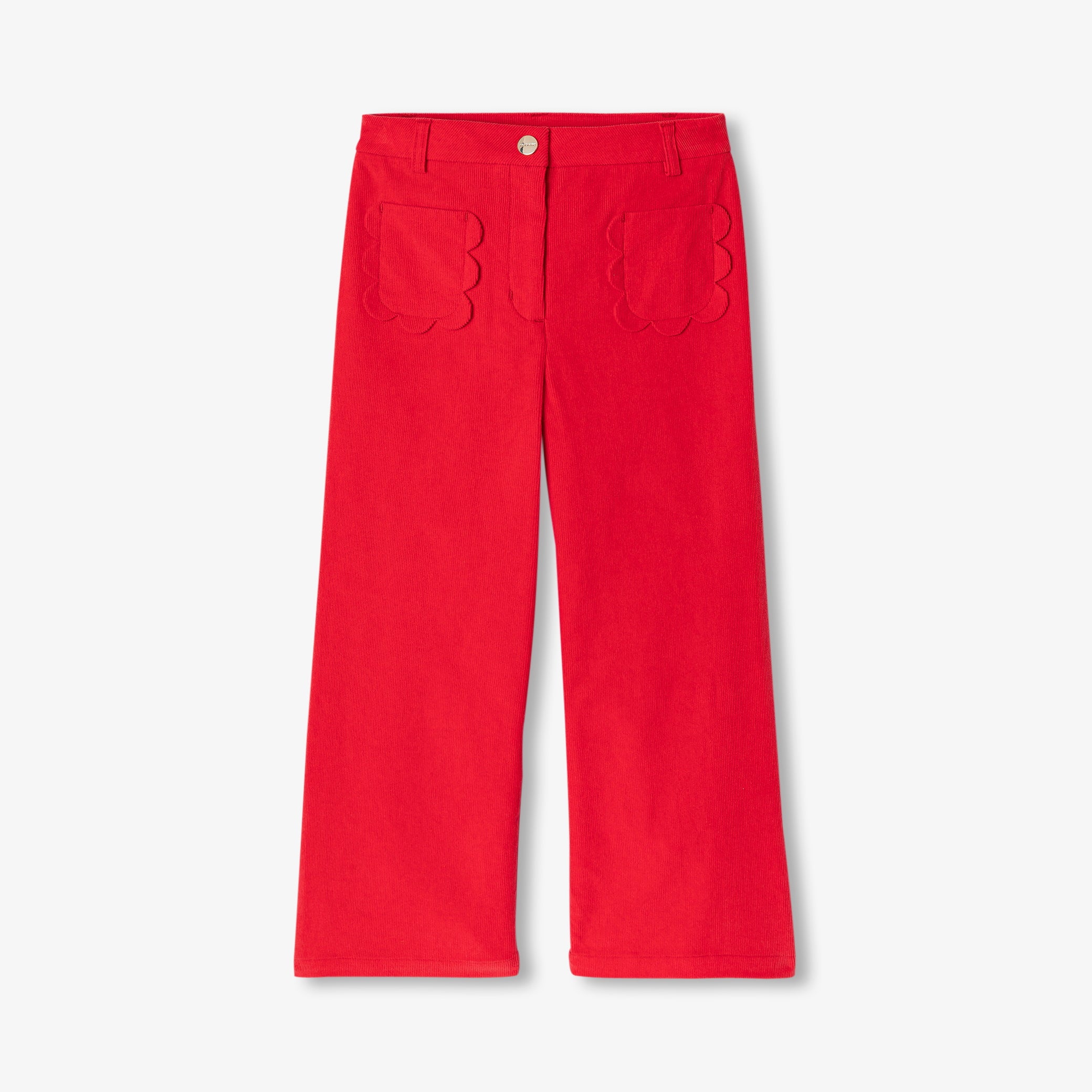 Girl velvet milleraies trousers