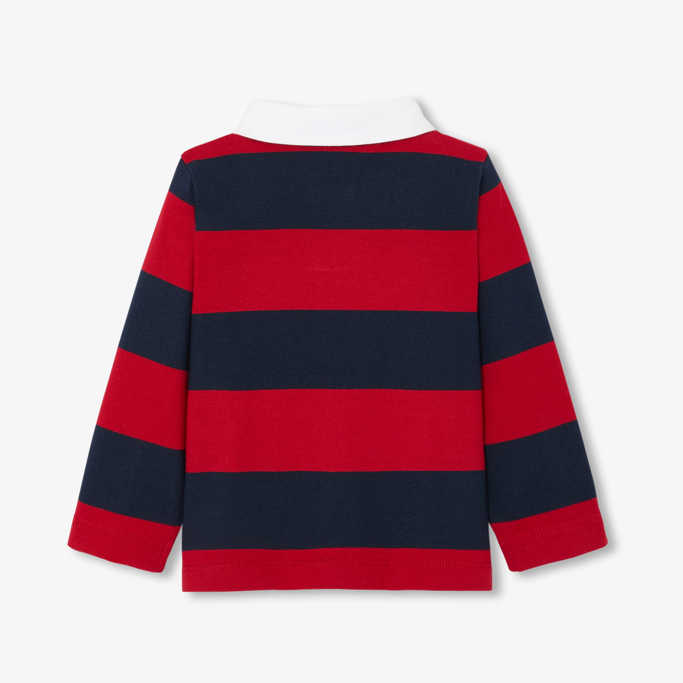 Baby boy long-sleeved polo shirt