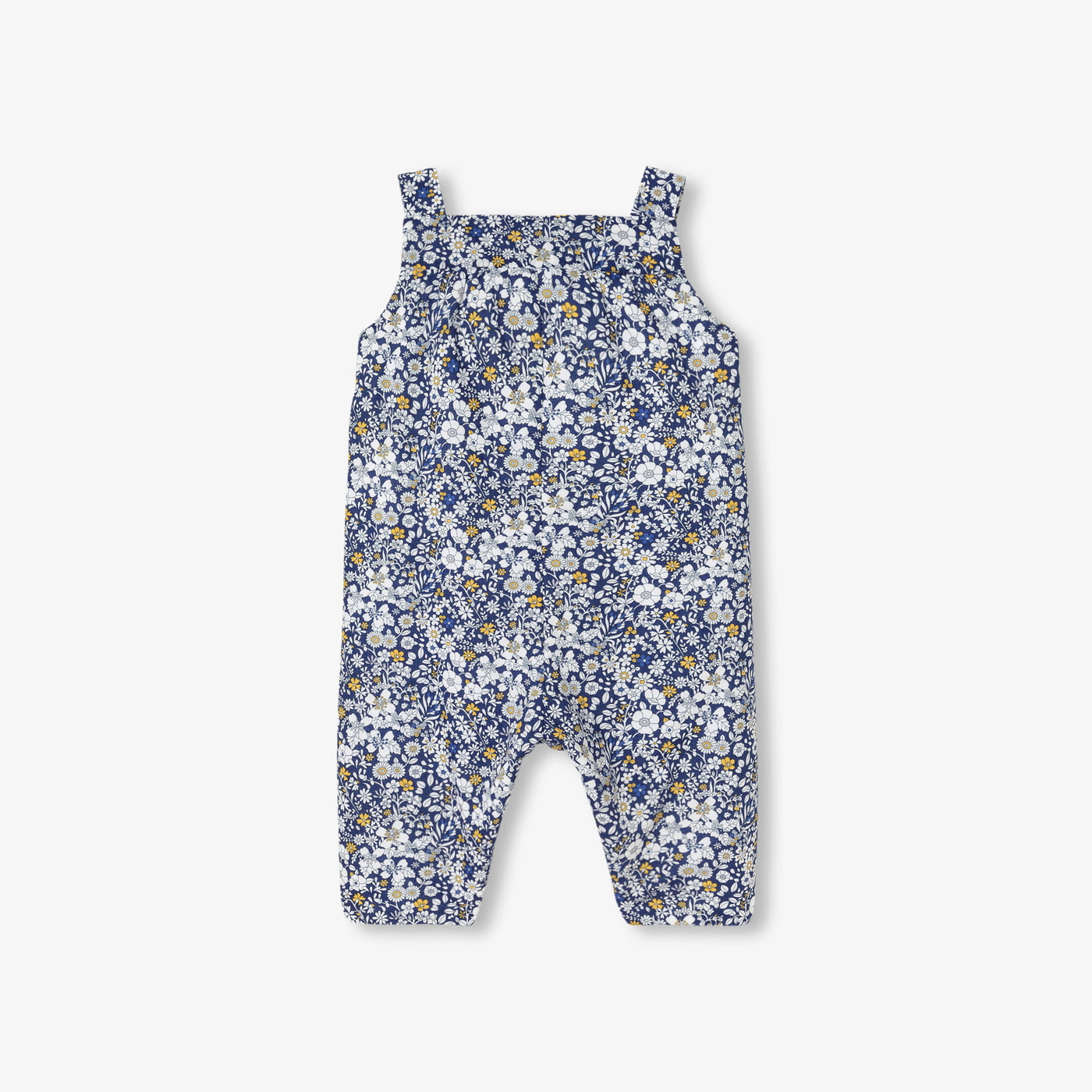 Baby girl overalls in Liberty fabric