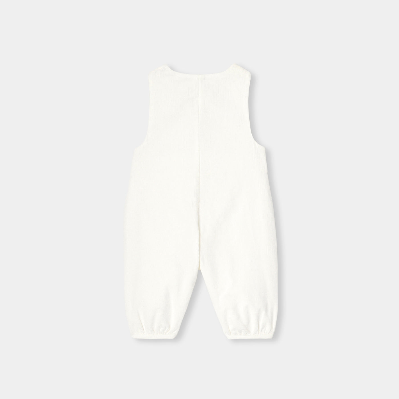 Baby girl velvet overalls