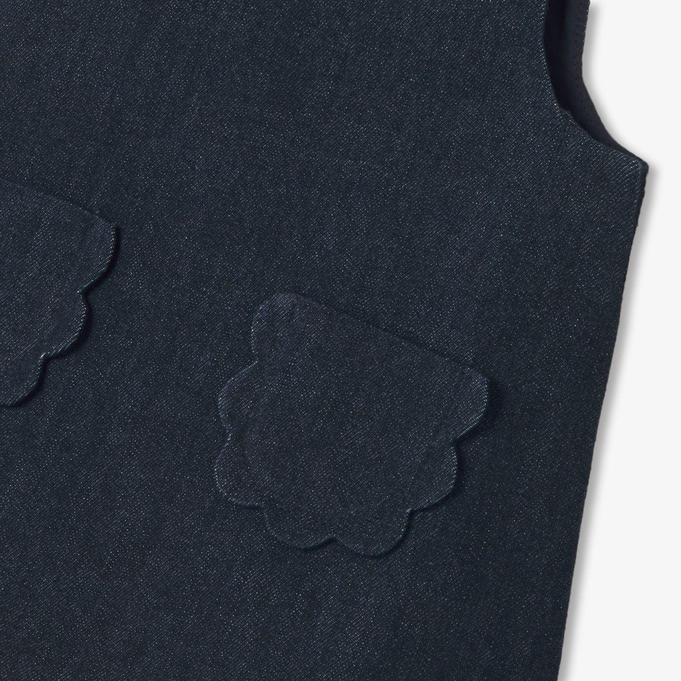 Baby girl denim pinafore dress