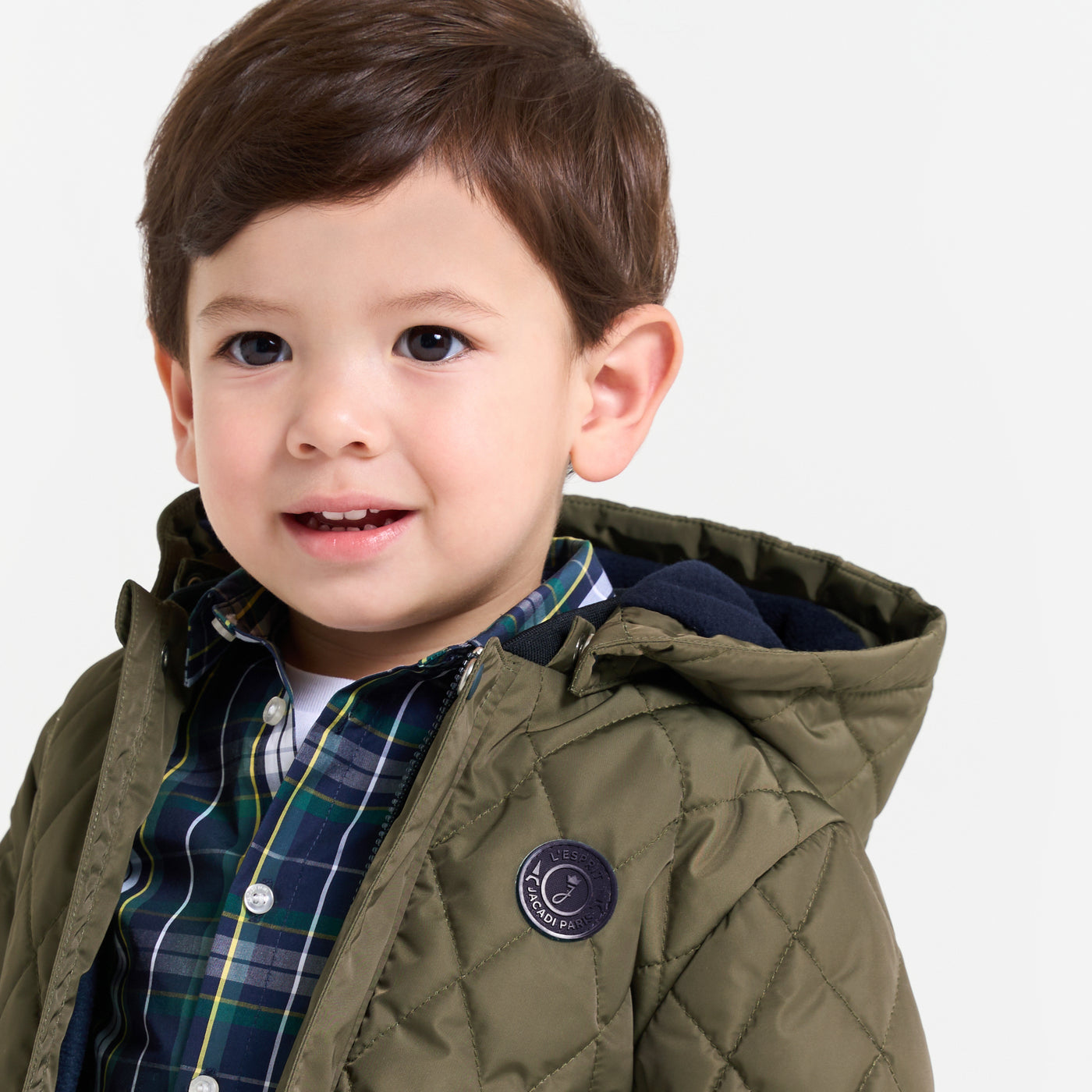 Baby boy quilted jacket