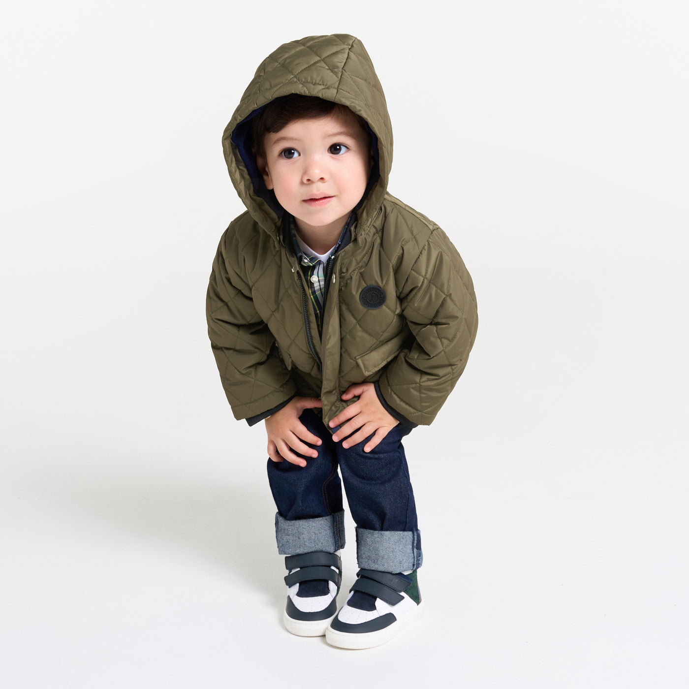 Baby boy quilted jacket