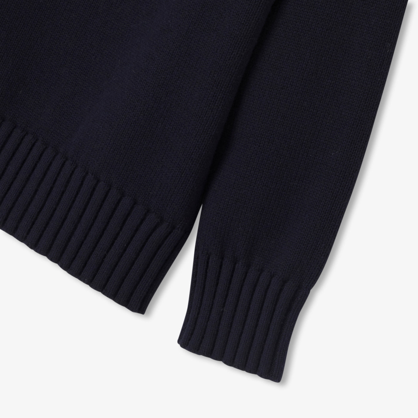 Boy sweater with trucker collar