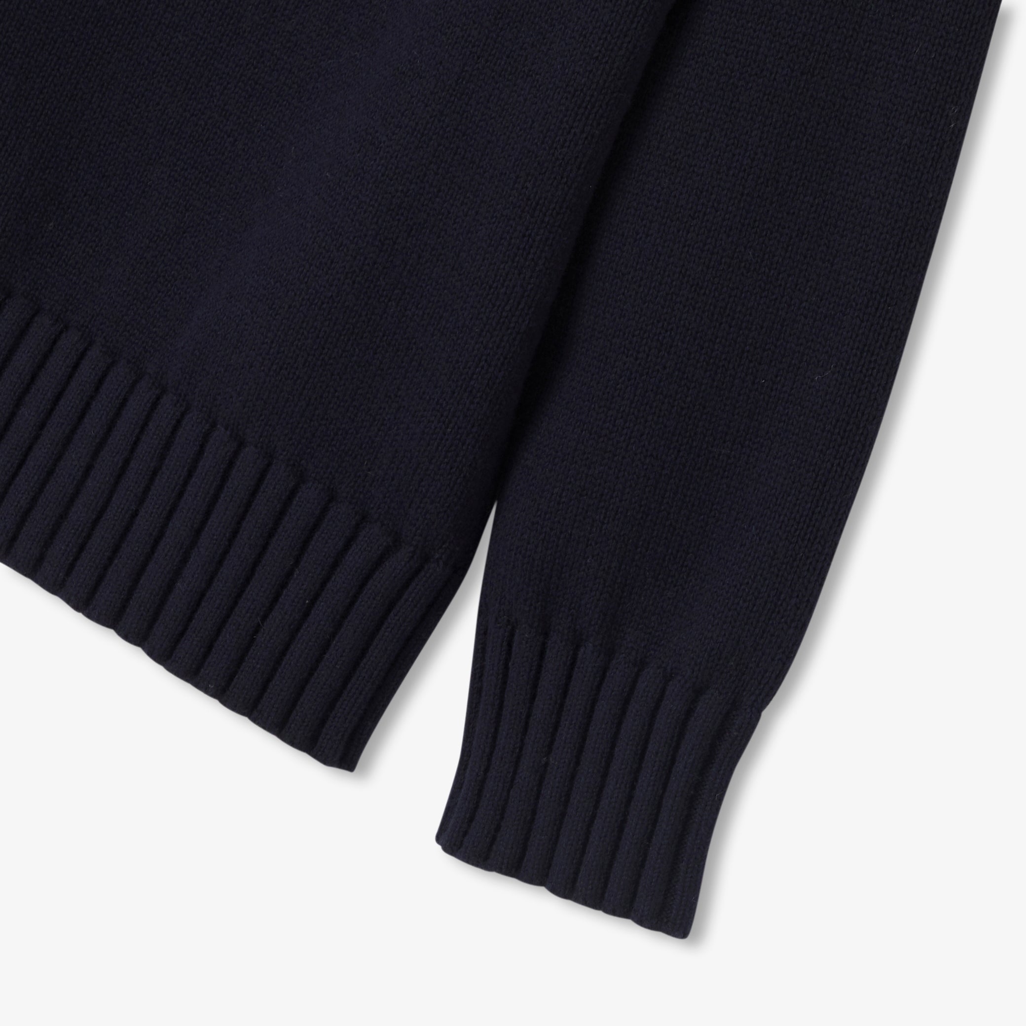 Boy sweater with trucker collar