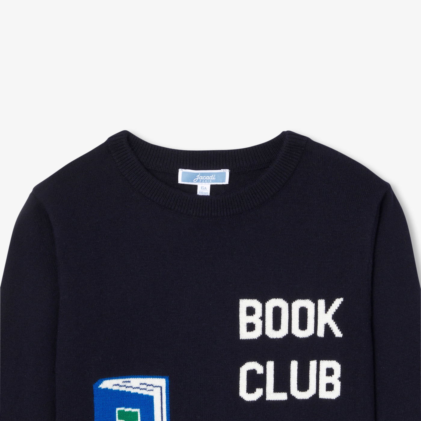 Boy cotton and wool sweater