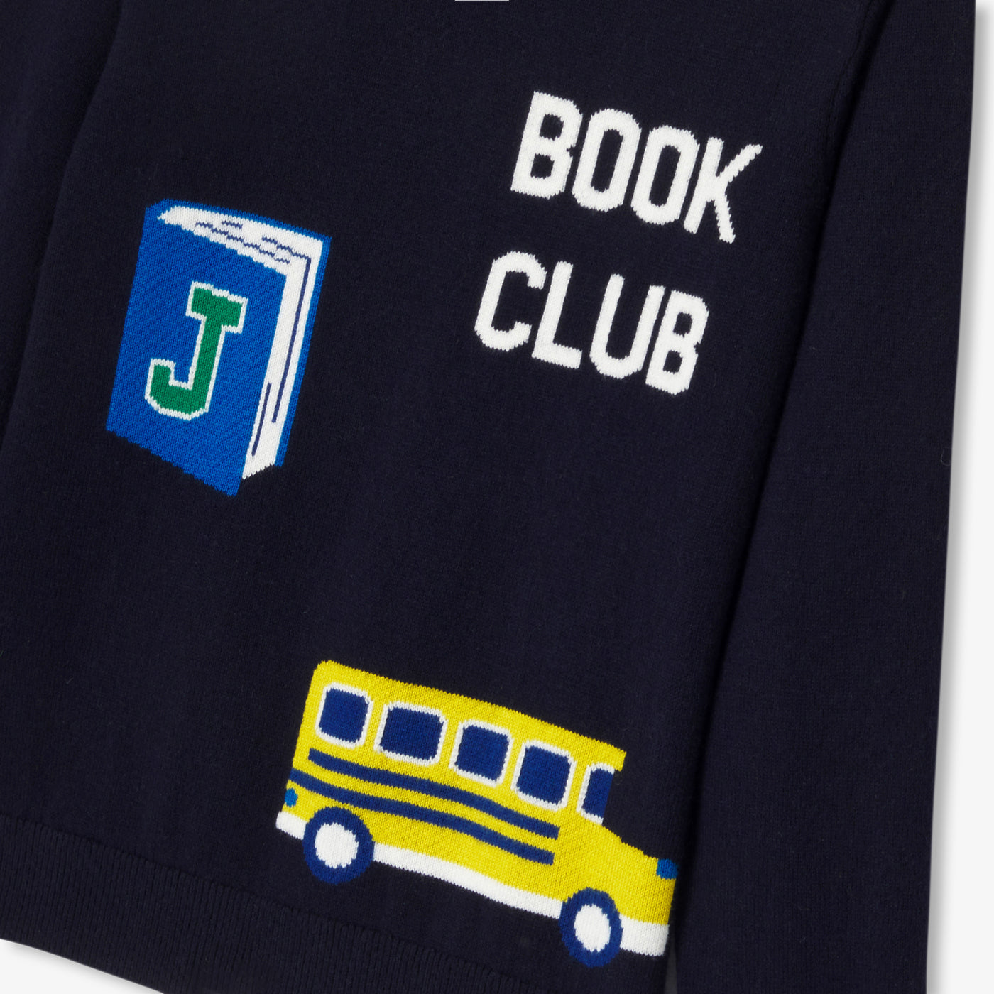 Boy cotton and wool sweater