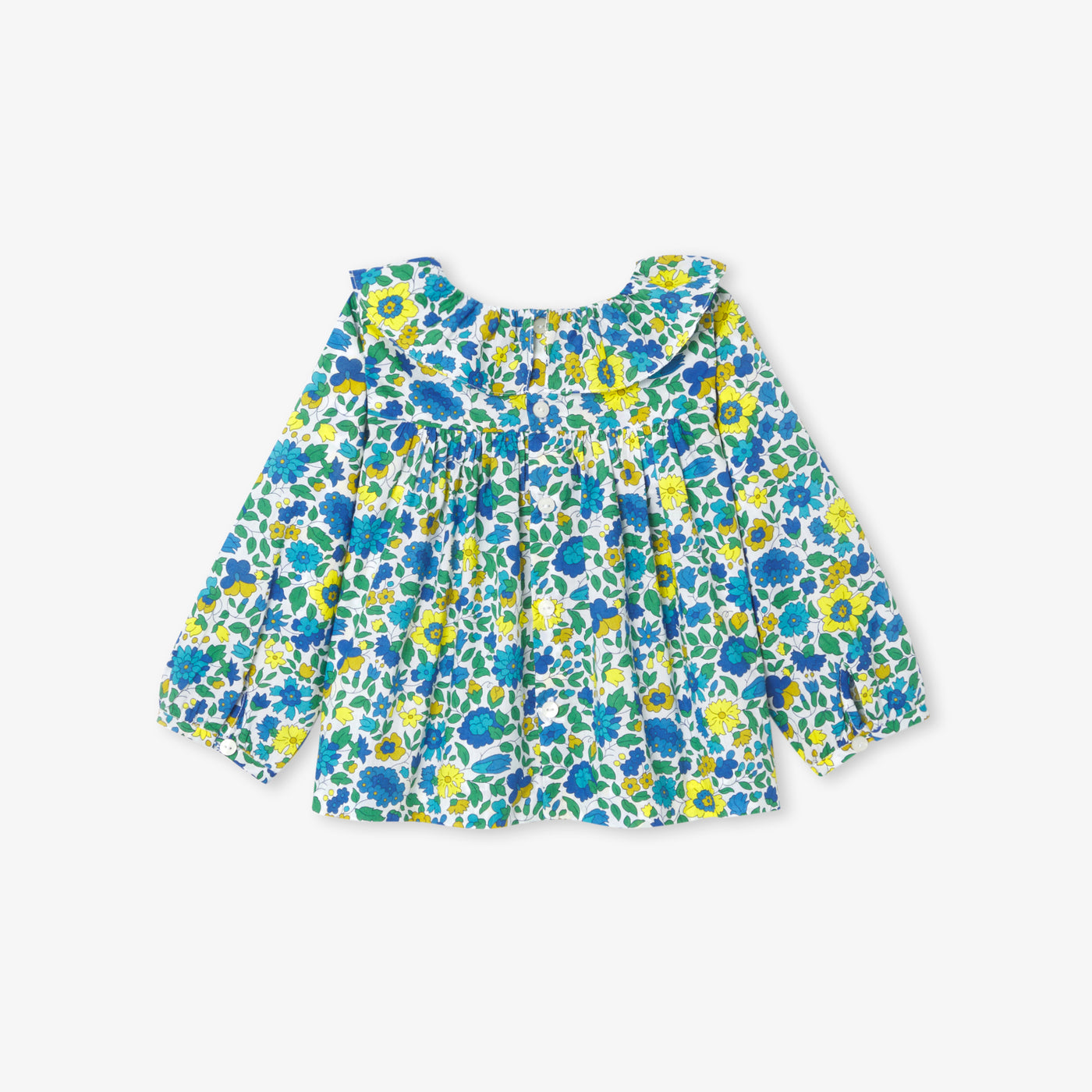 Baby girl blouse in Liberty fabric