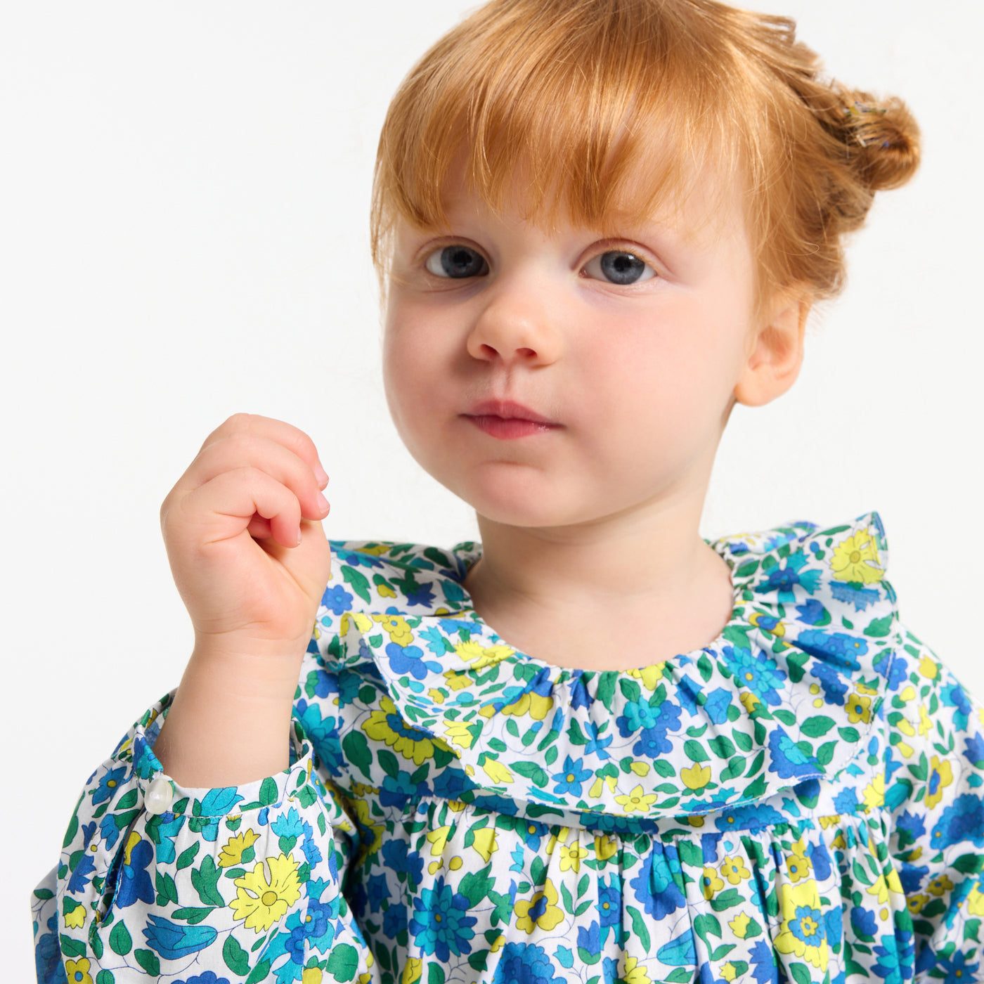 Baby girl blouse in Liberty fabric