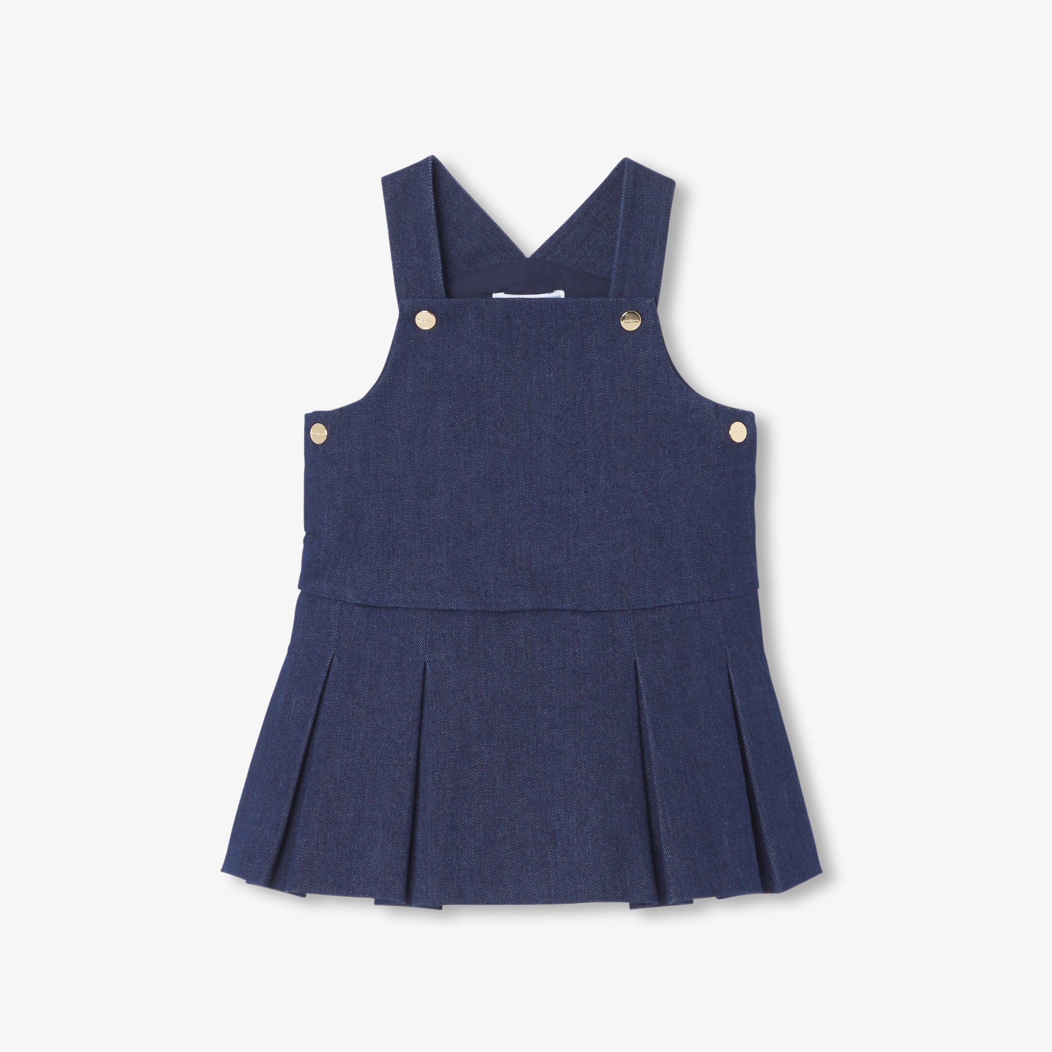 Baby girl denim jumper dress