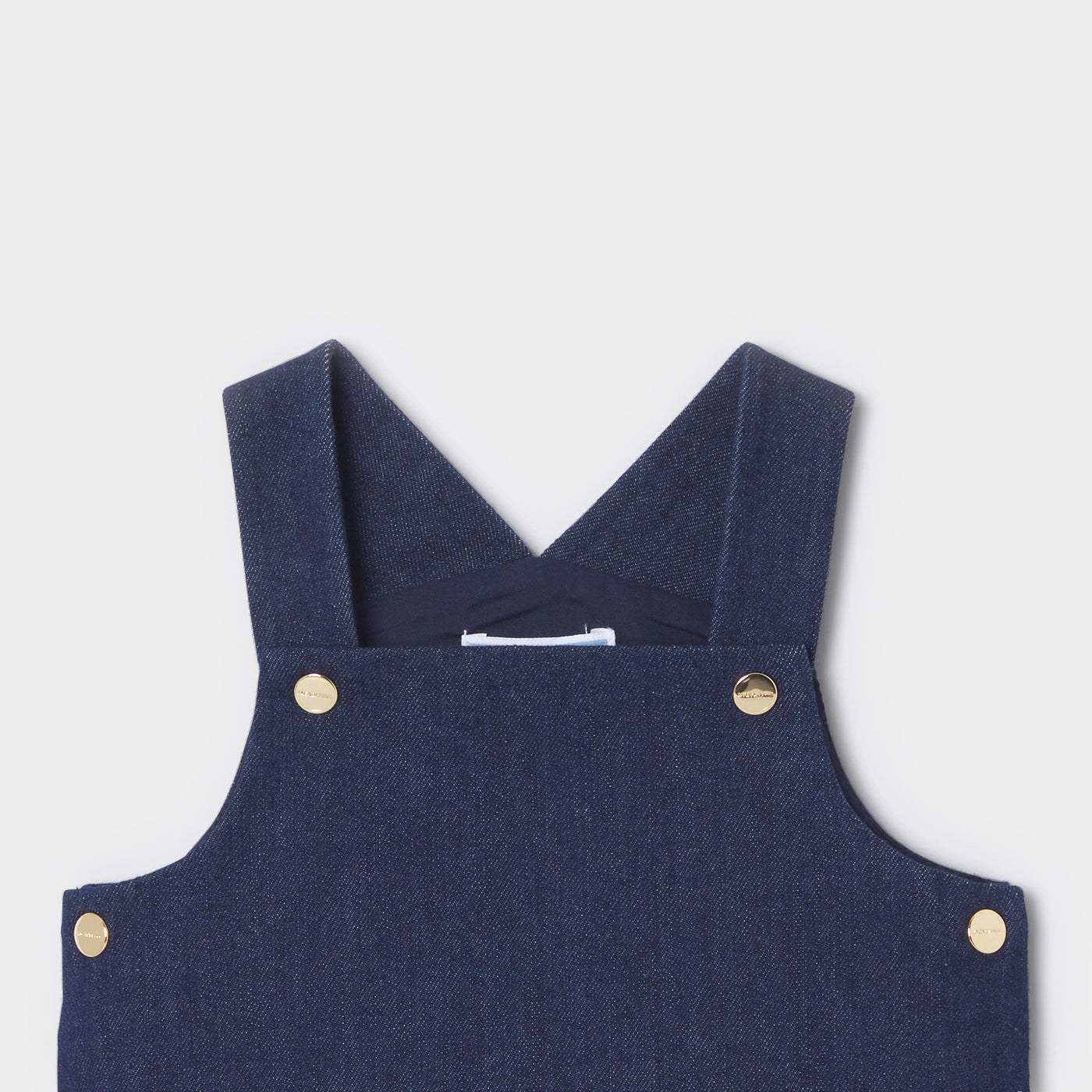 Baby girl denim jumper dress