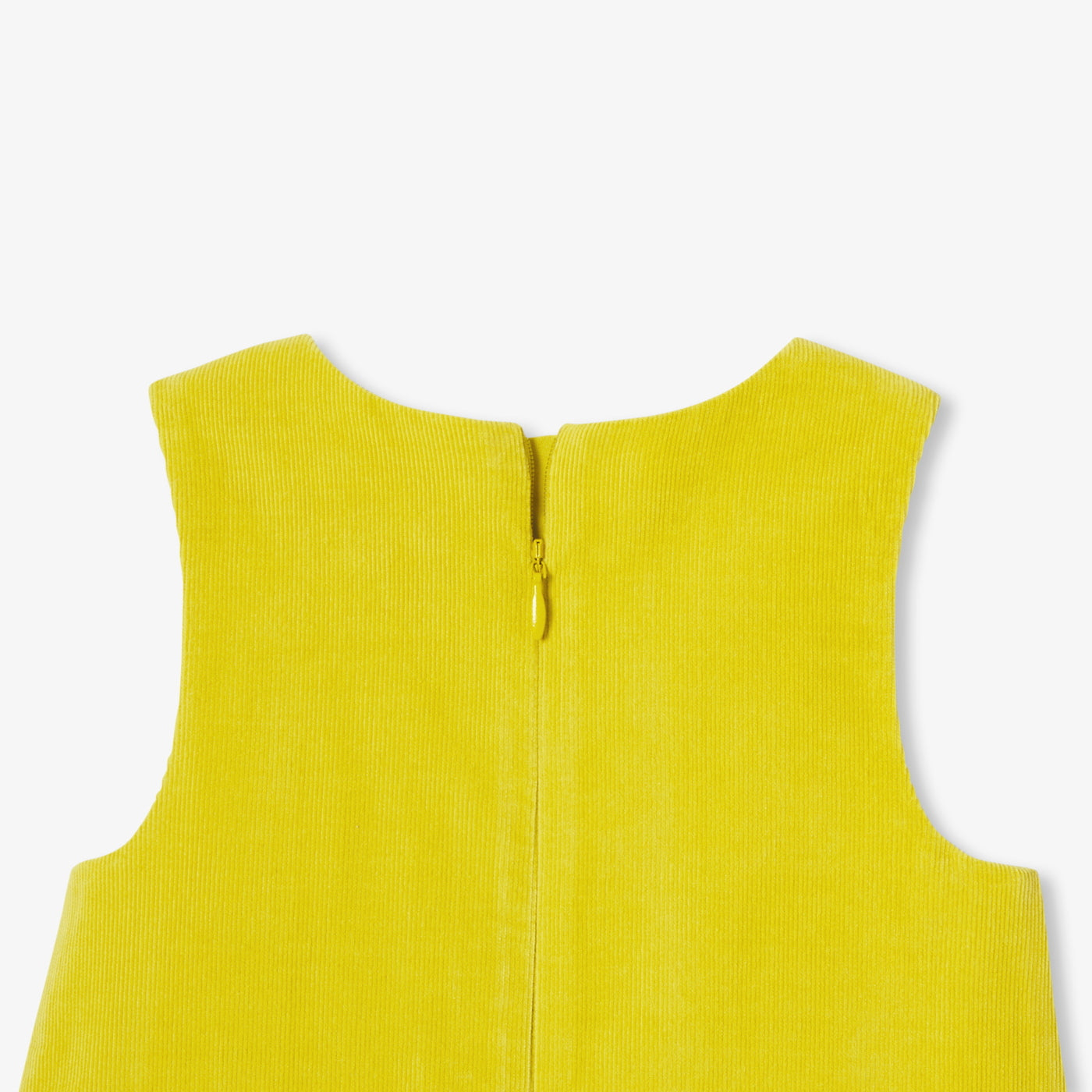 Baby girl velvet pinafore dress