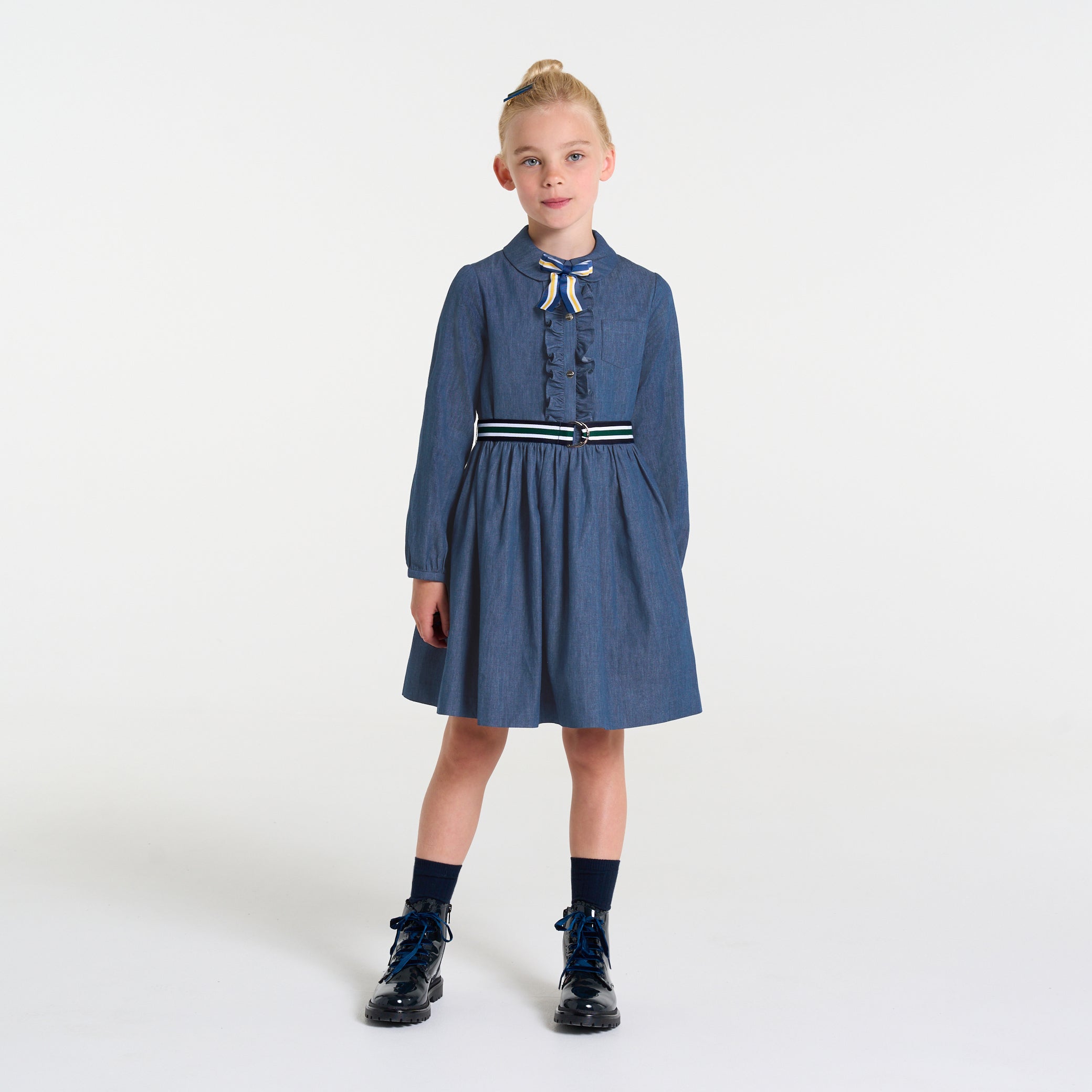 Girl denim dress