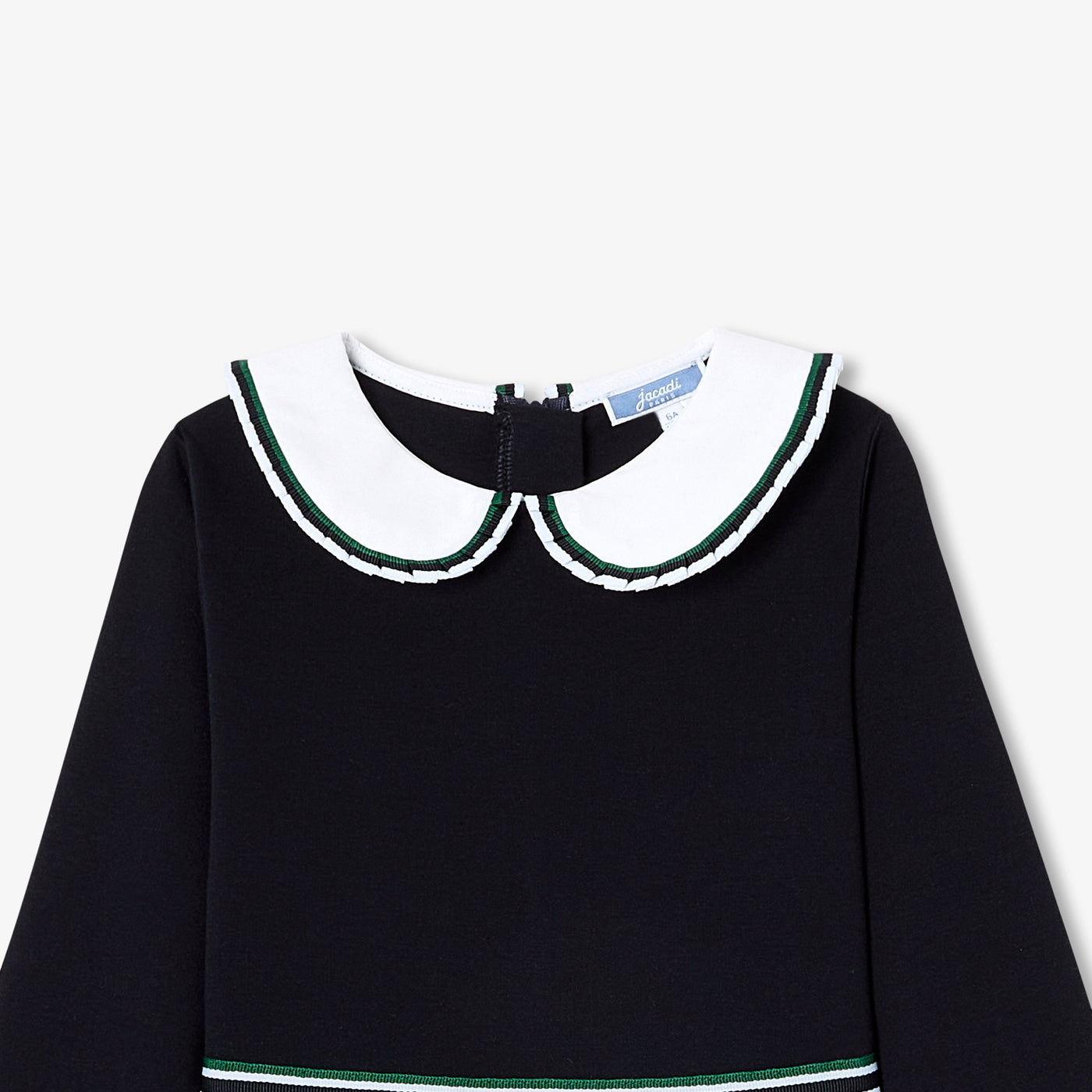 Girl dress in milano knit