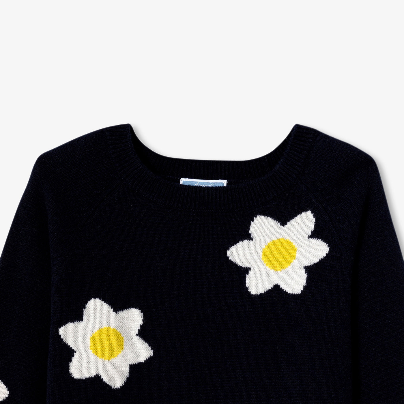 Girl sweater in wool majority