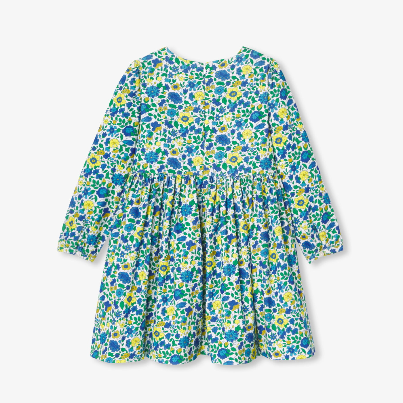 Girl dress in Liberty fabric velvet