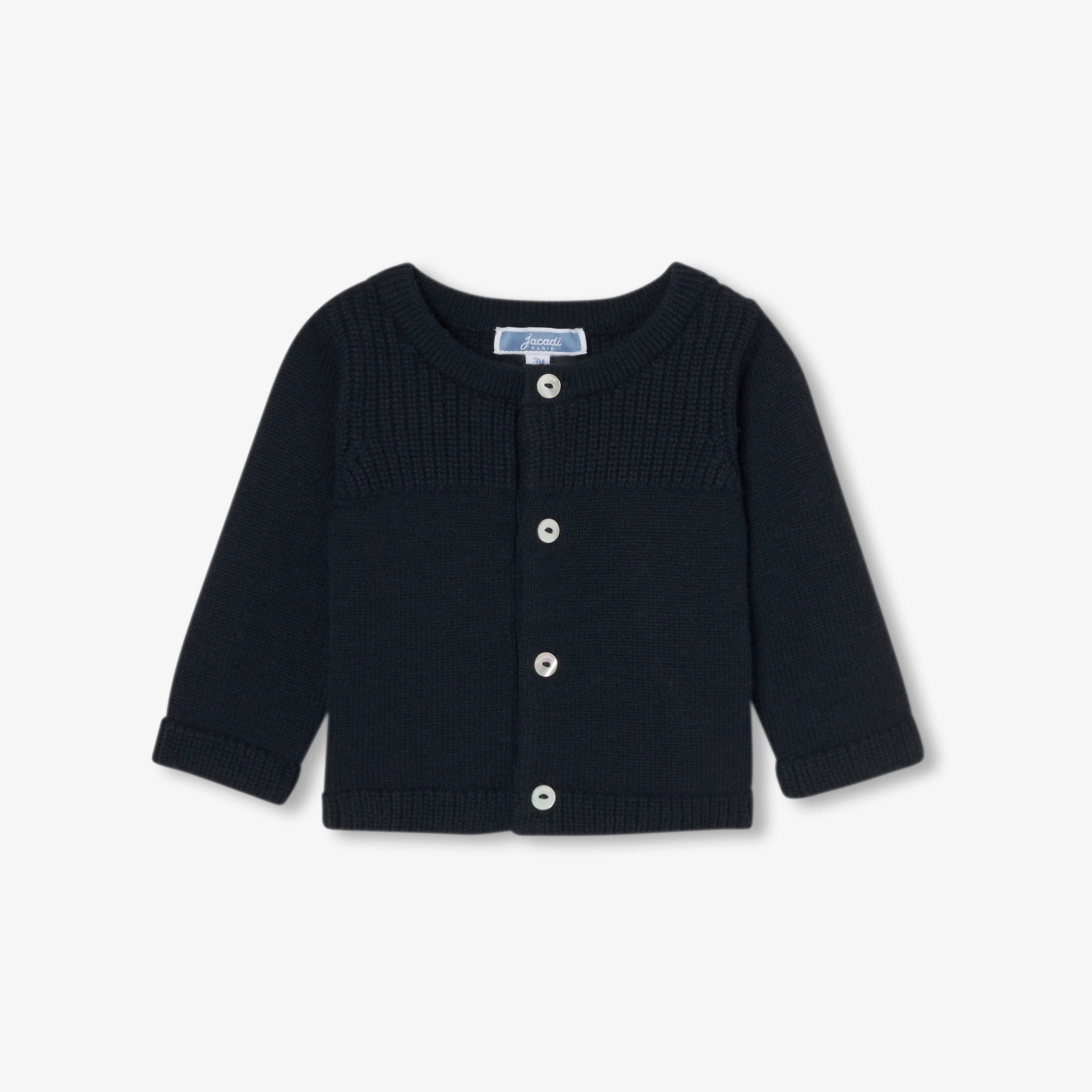 Baby boy jersey cardigan