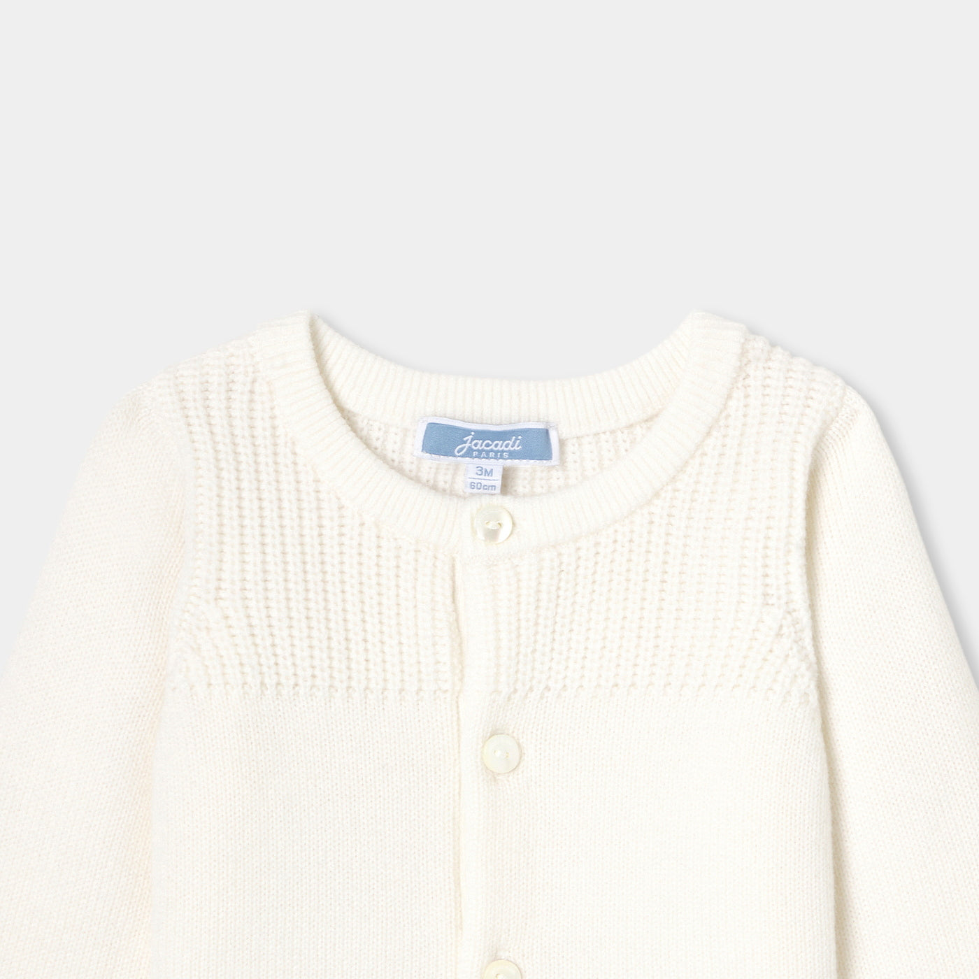 Baby boy jersey cardigan