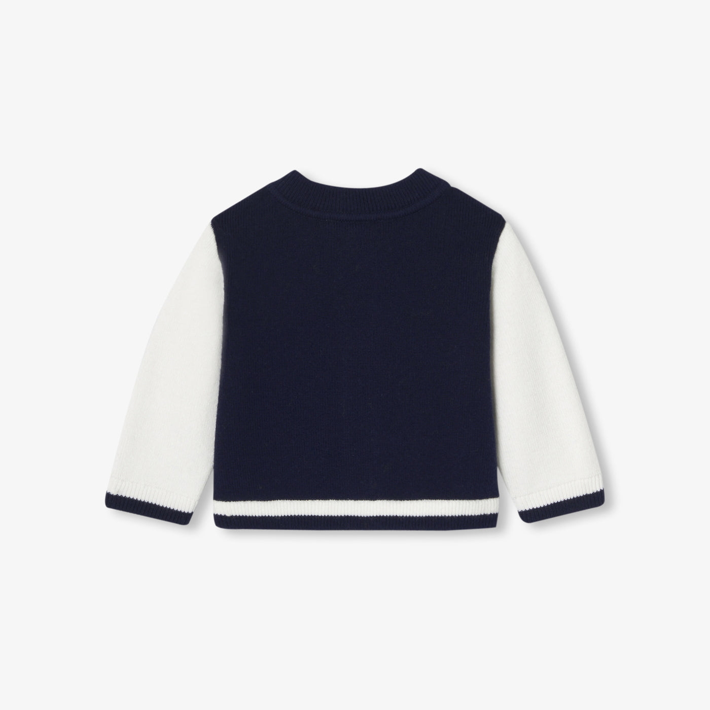 Baby boy Varsity-style cardigan